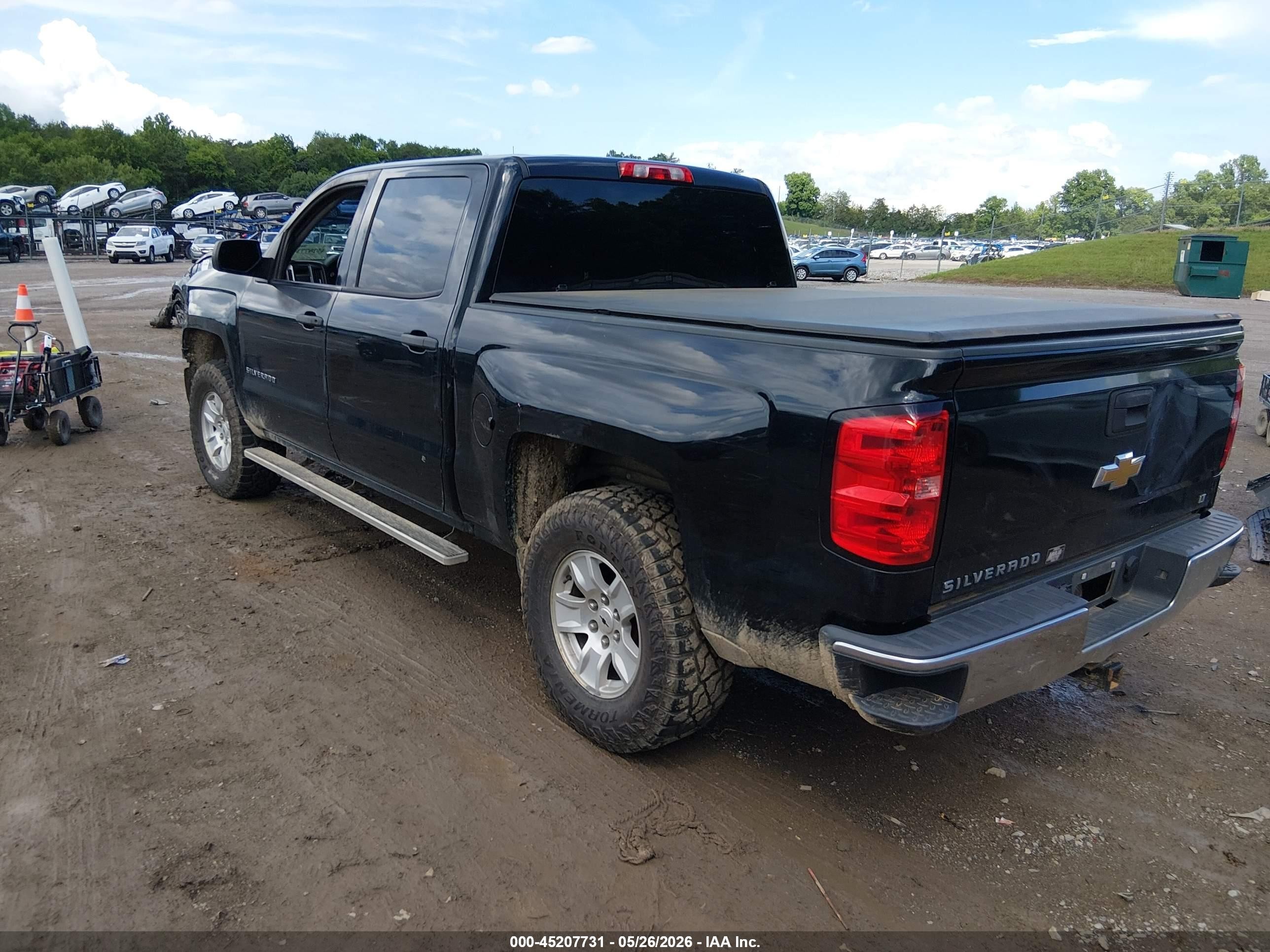 2014 Chevrolet Silverado 1500 1lt Black vin: 3GCPCREH4EG473394