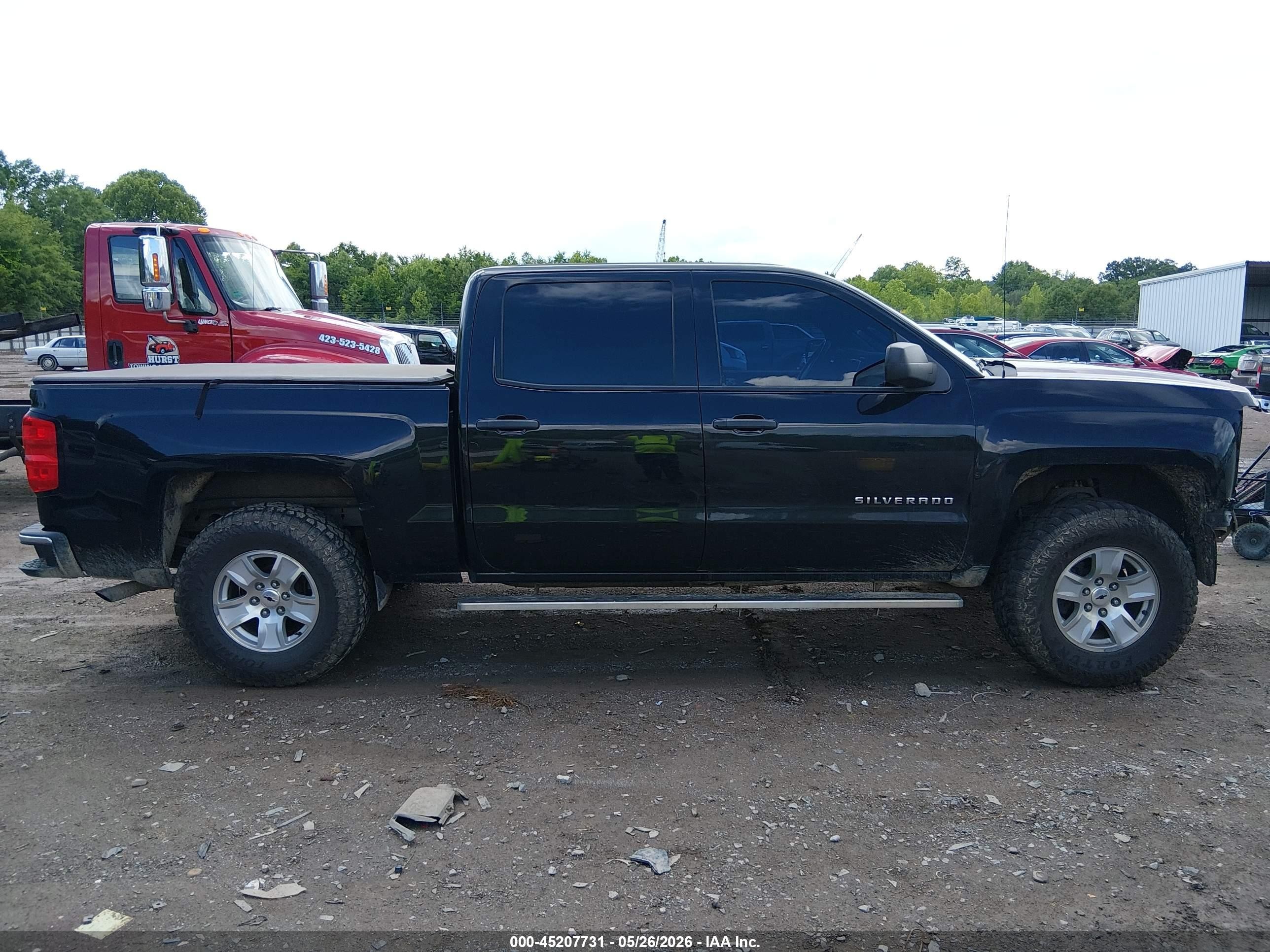 2014 Chevrolet Silverado 1500 1lt Black vin: 3GCPCREH4EG473394