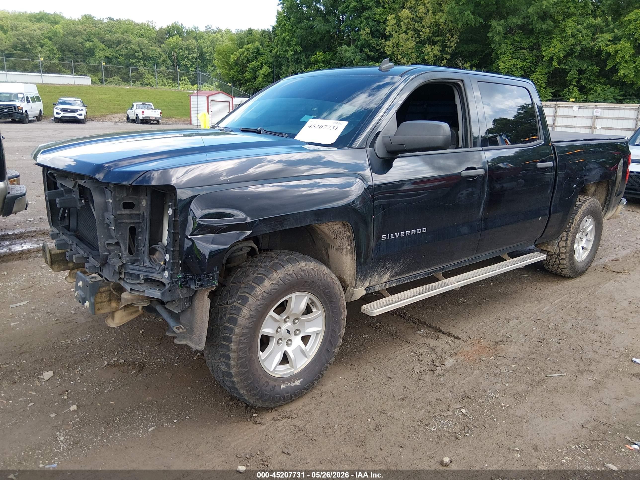 2014 Chevrolet Silverado 1500 1lt Black vin: 3GCPCREH4EG473394