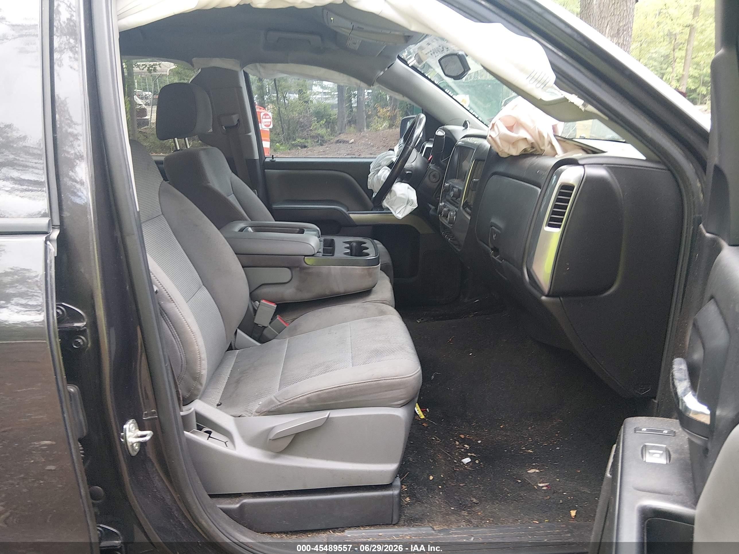 2014 Chevrolet Silverado 1500 Lt Gray vin: 3GCPCREH4EG494455