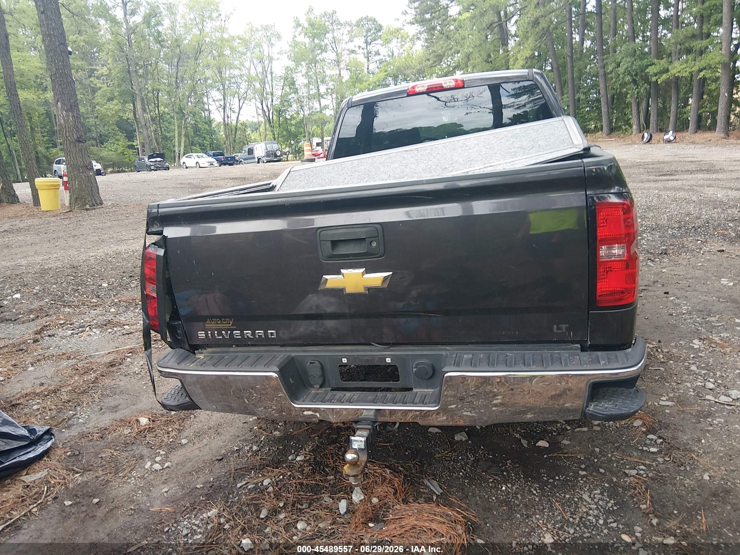 2014 Chevrolet Silverado 1500 Lt Gray vin: 3GCPCREH4EG494455