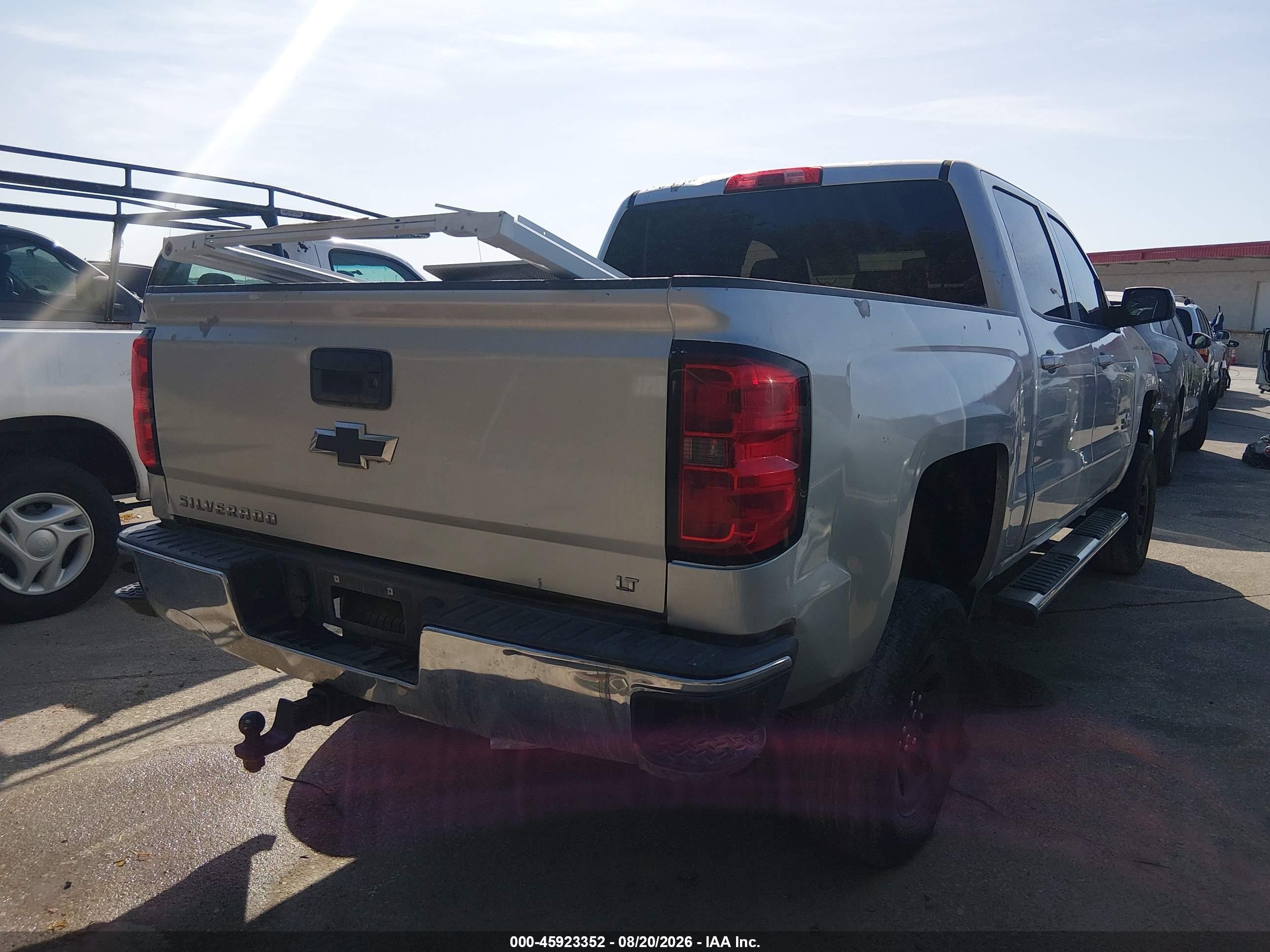 2014 Chevrolet Silverado 1500 1lt Gray vin: 3GCPCREH5EG264133