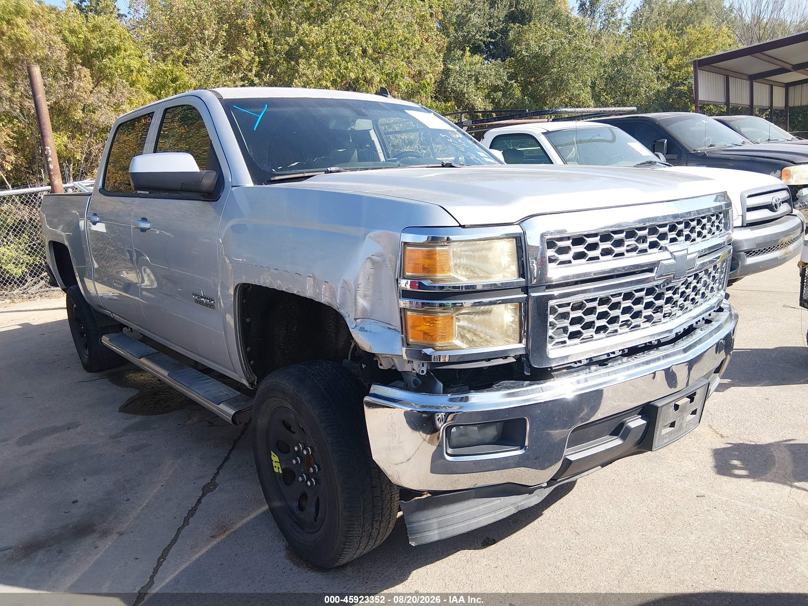 2014 Chevrolet Silverado 1500 1lt Gray vin: 3GCPCREH5EG264133