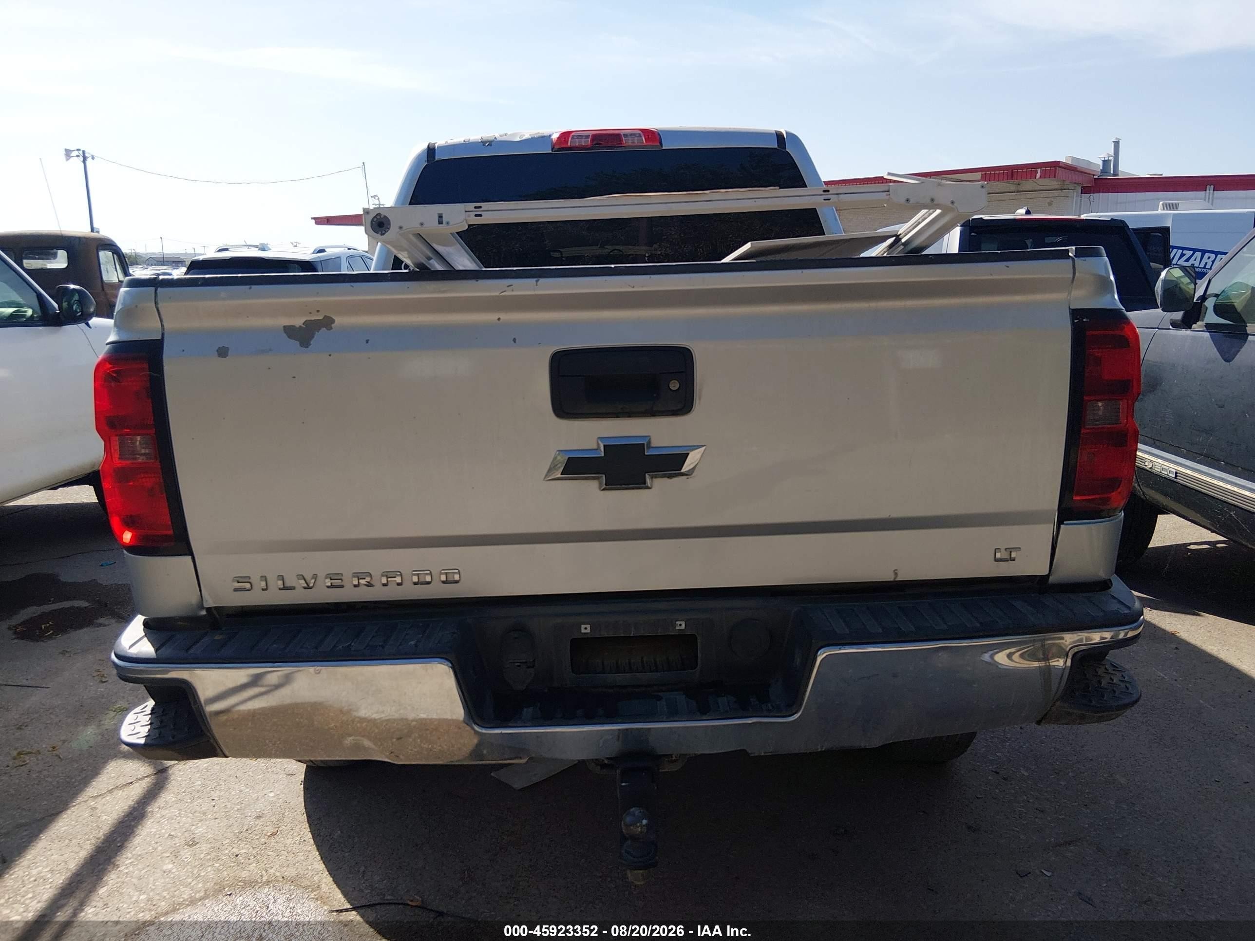 2014 Chevrolet Silverado 1500 1lt Gray vin: 3GCPCREH5EG264133