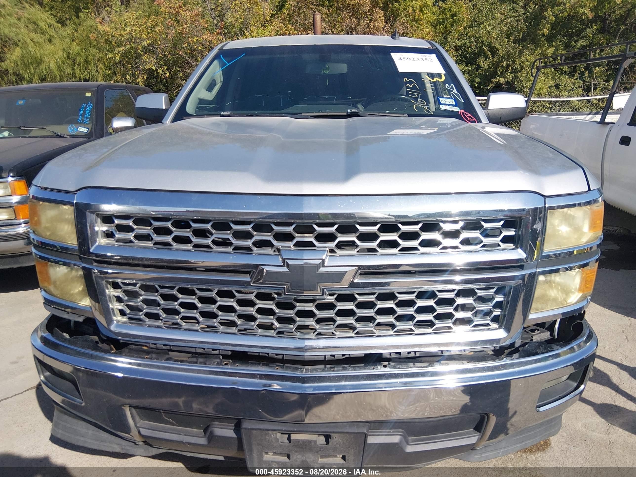 2014 Chevrolet Silverado 1500 1lt Gray vin: 3GCPCREH5EG264133