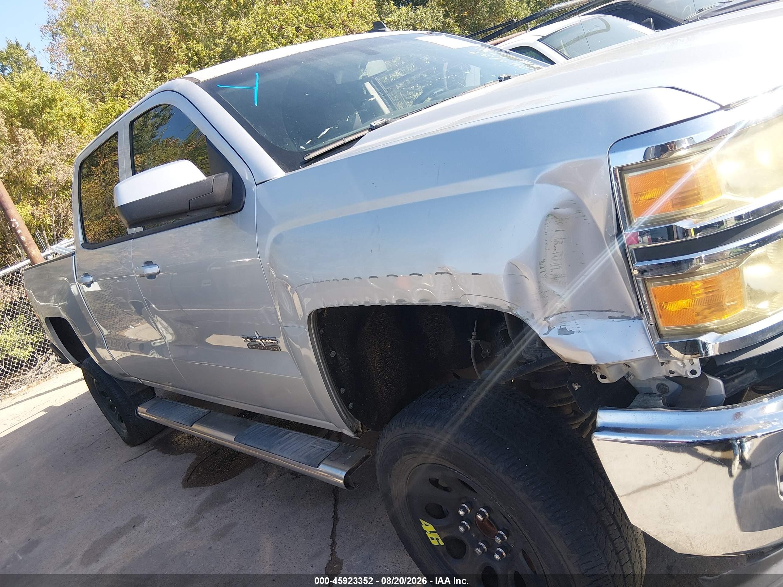 2014 Chevrolet Silverado 1500 1lt Gray vin: 3GCPCREH5EG264133
