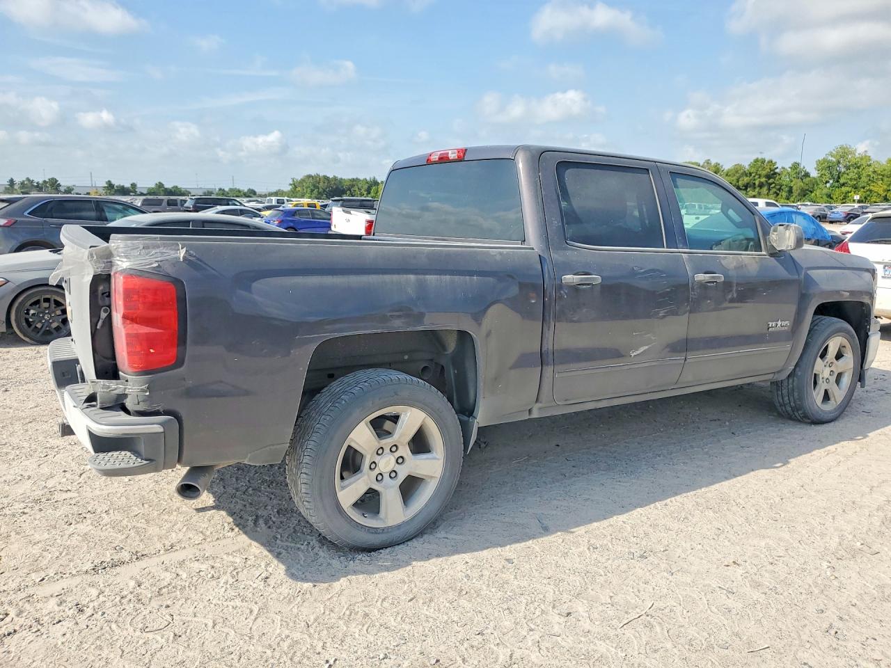 2015 Chevrolet Silverado C1500 Lt Gray vin: 3GCPCREH5FG454502