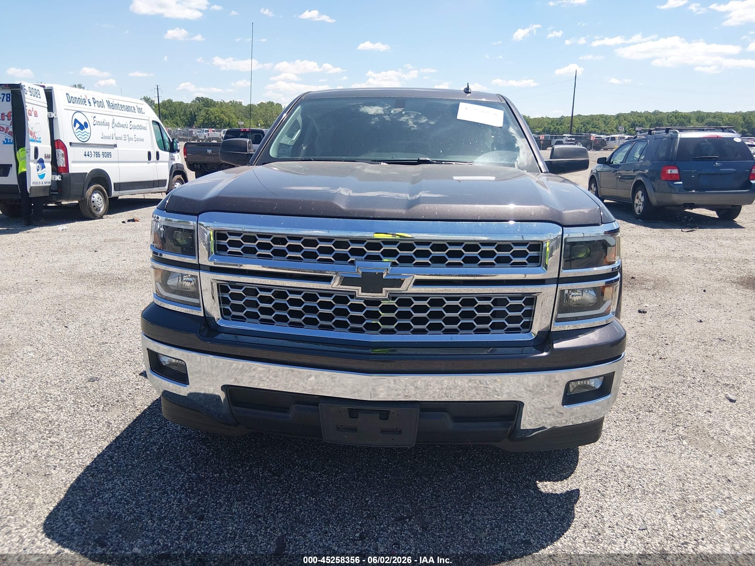 2014 Chevrolet Silverado 1500 1lt Brown vin: 3GCPCREH6EG293267
