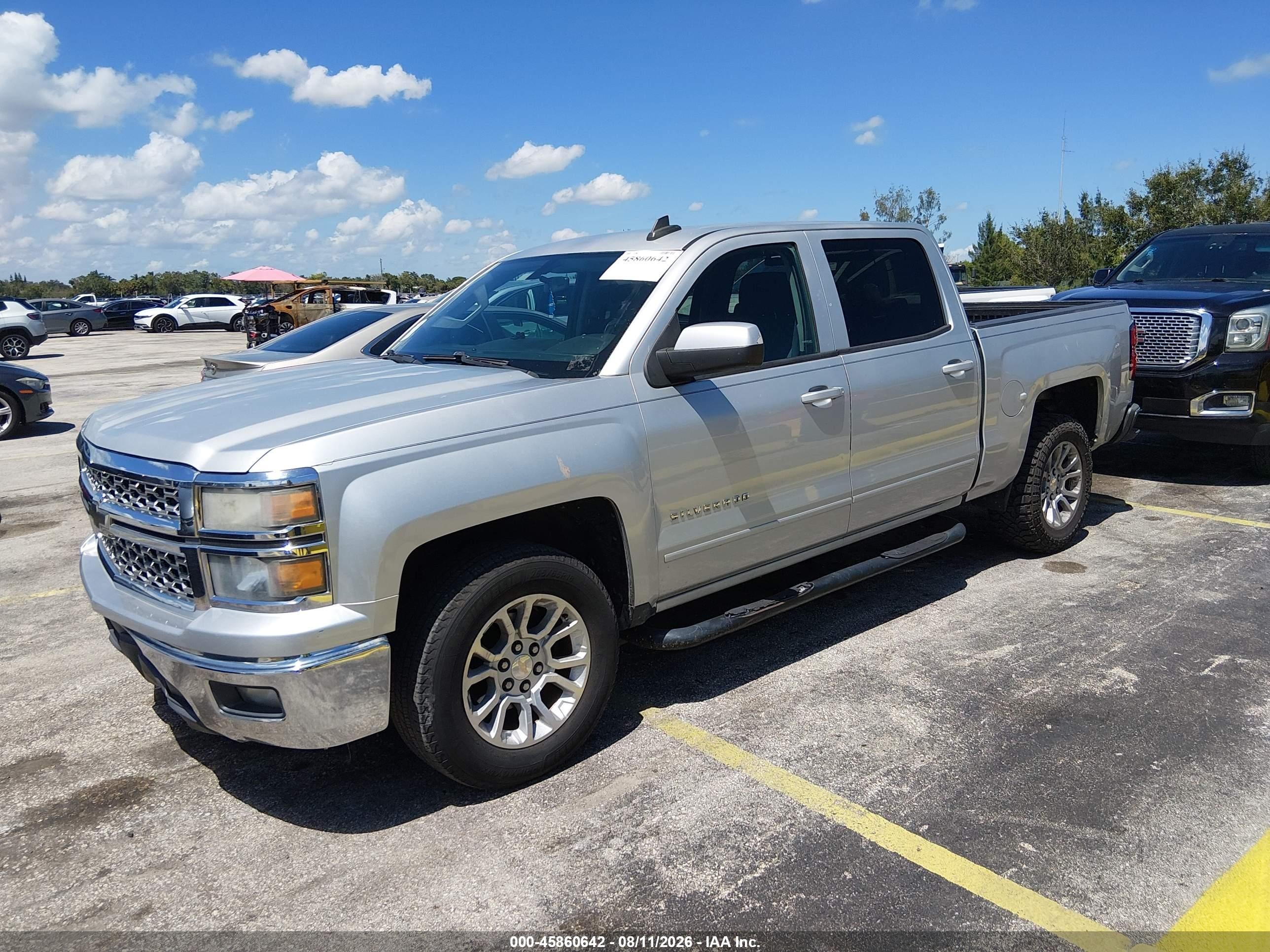2015 Chevrolet Silverado 1500 Lt Серебряный vin: 3GCPCREH7FG470930