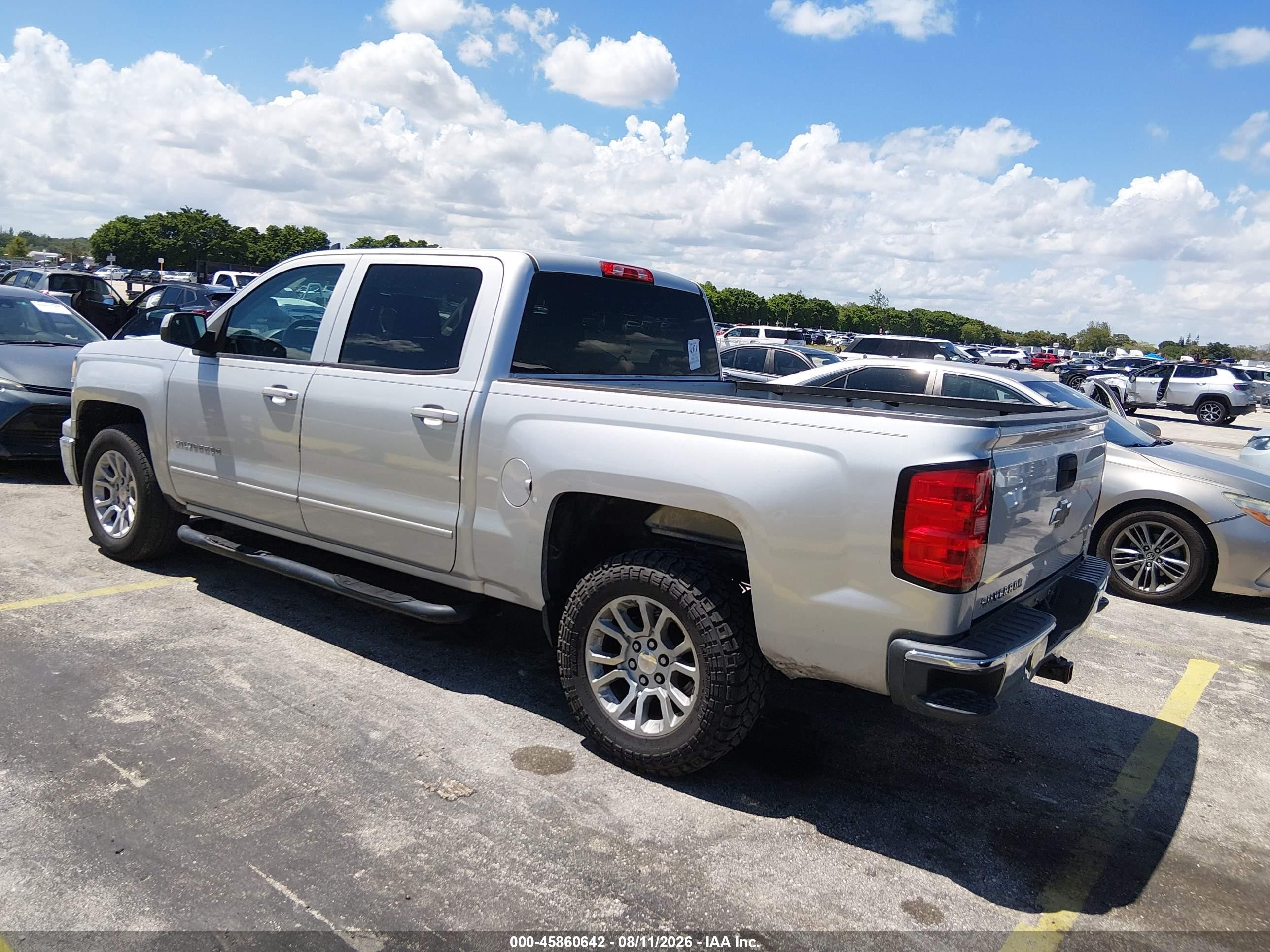 2015 Chevrolet Silverado 1500 Lt Серебряный vin: 3GCPCREH7FG470930