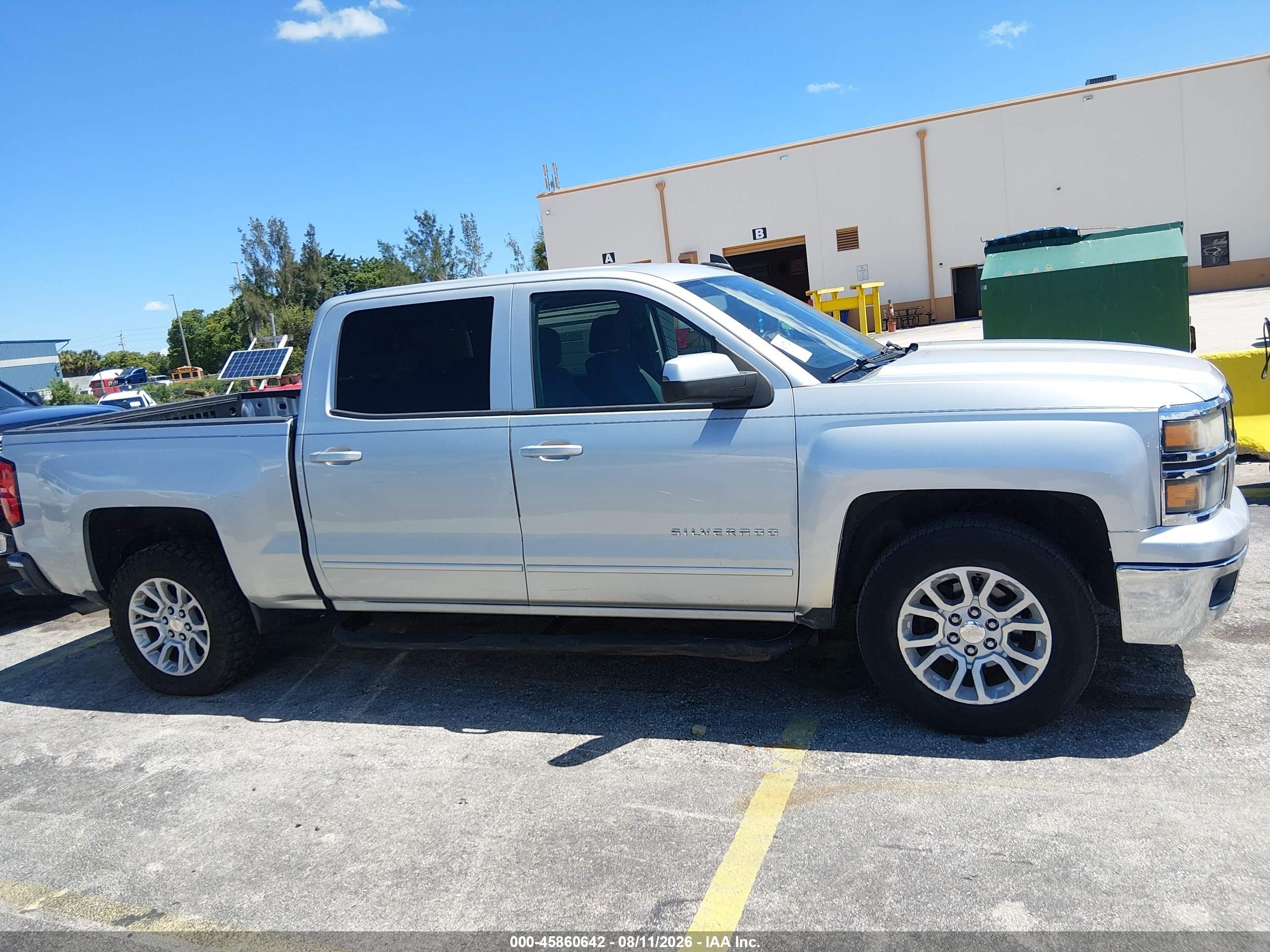 2015 Chevrolet Silverado 1500 Lt Серебряный vin: 3GCPCREH7FG470930