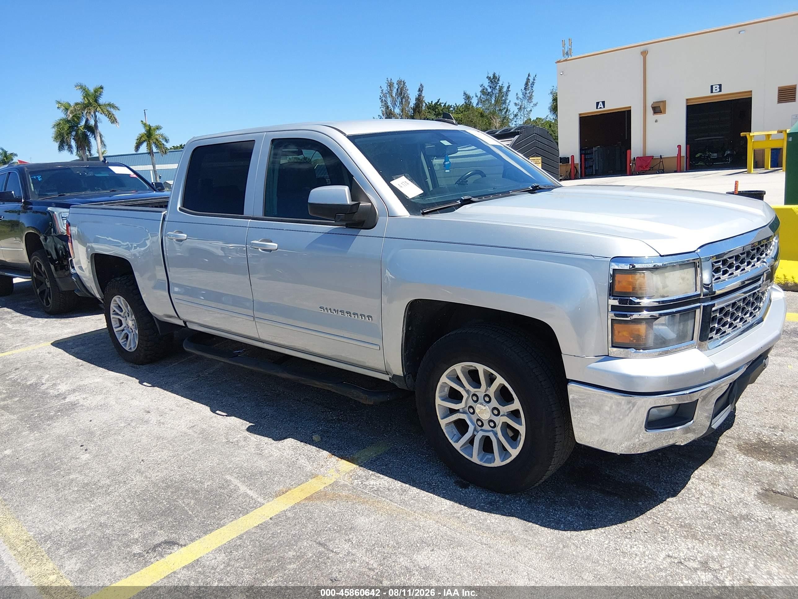 2015 Chevrolet Silverado 1500 Lt Серебряный vin: 3GCPCREH7FG470930