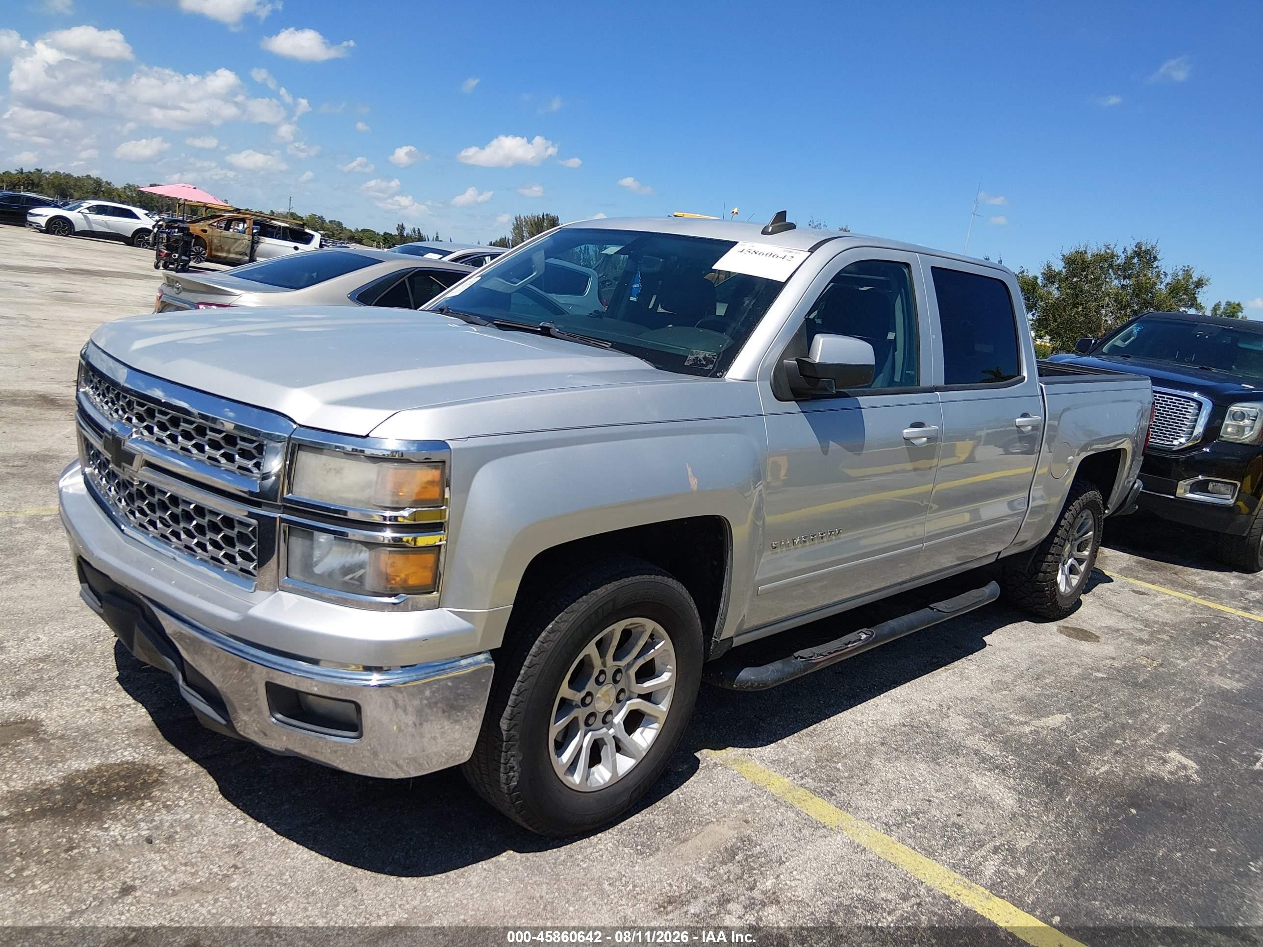 2015 Chevrolet Silverado 1500 Lt Серебряный vin: 3GCPCREH7FG470930