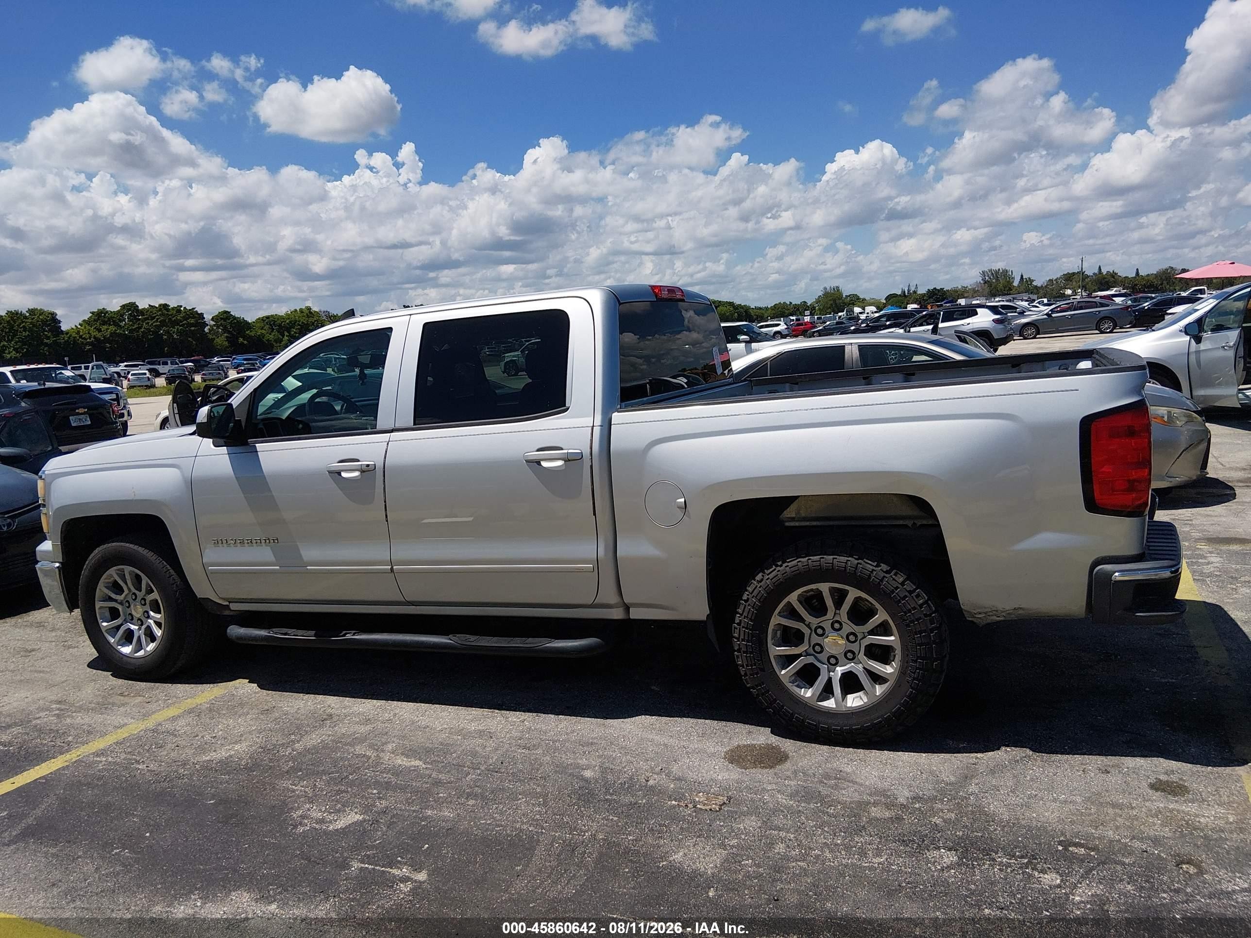 2015 Chevrolet Silverado 1500 Lt Серебряный vin: 3GCPCREH7FG470930