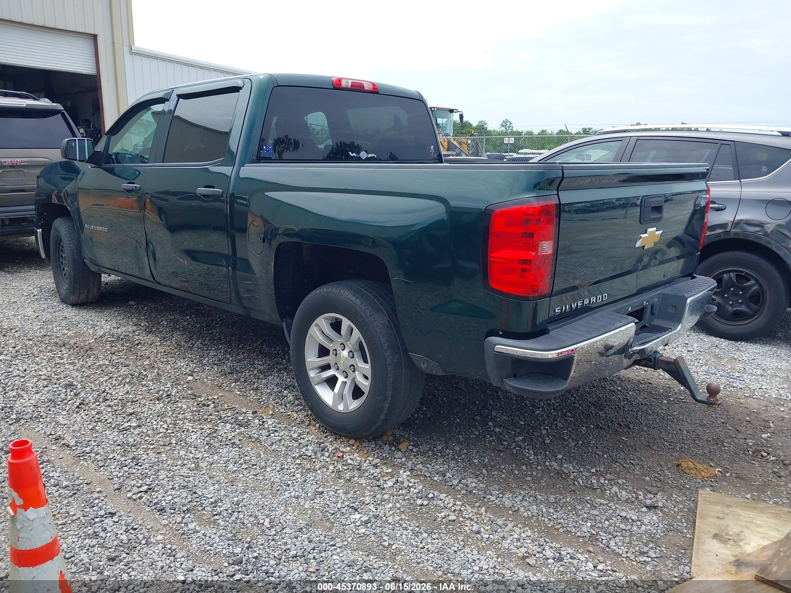 2014 Chevrolet Silverado 1500 Lt Green vin: 3GCPCREH8EG437353