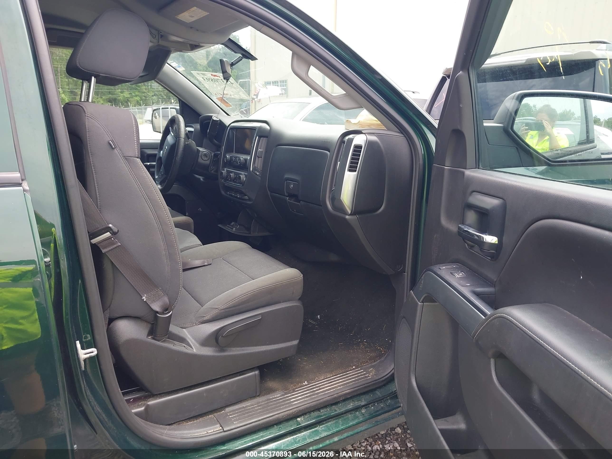 2014 Chevrolet Silverado 1500 Lt Green vin: 3GCPCREH8EG437353