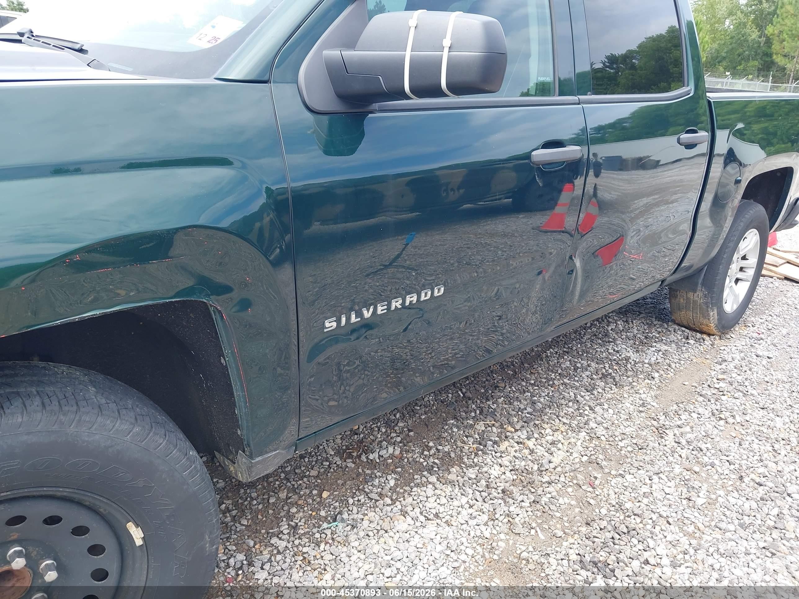 2014 Chevrolet Silverado 1500 Lt Green vin: 3GCPCREH8EG437353