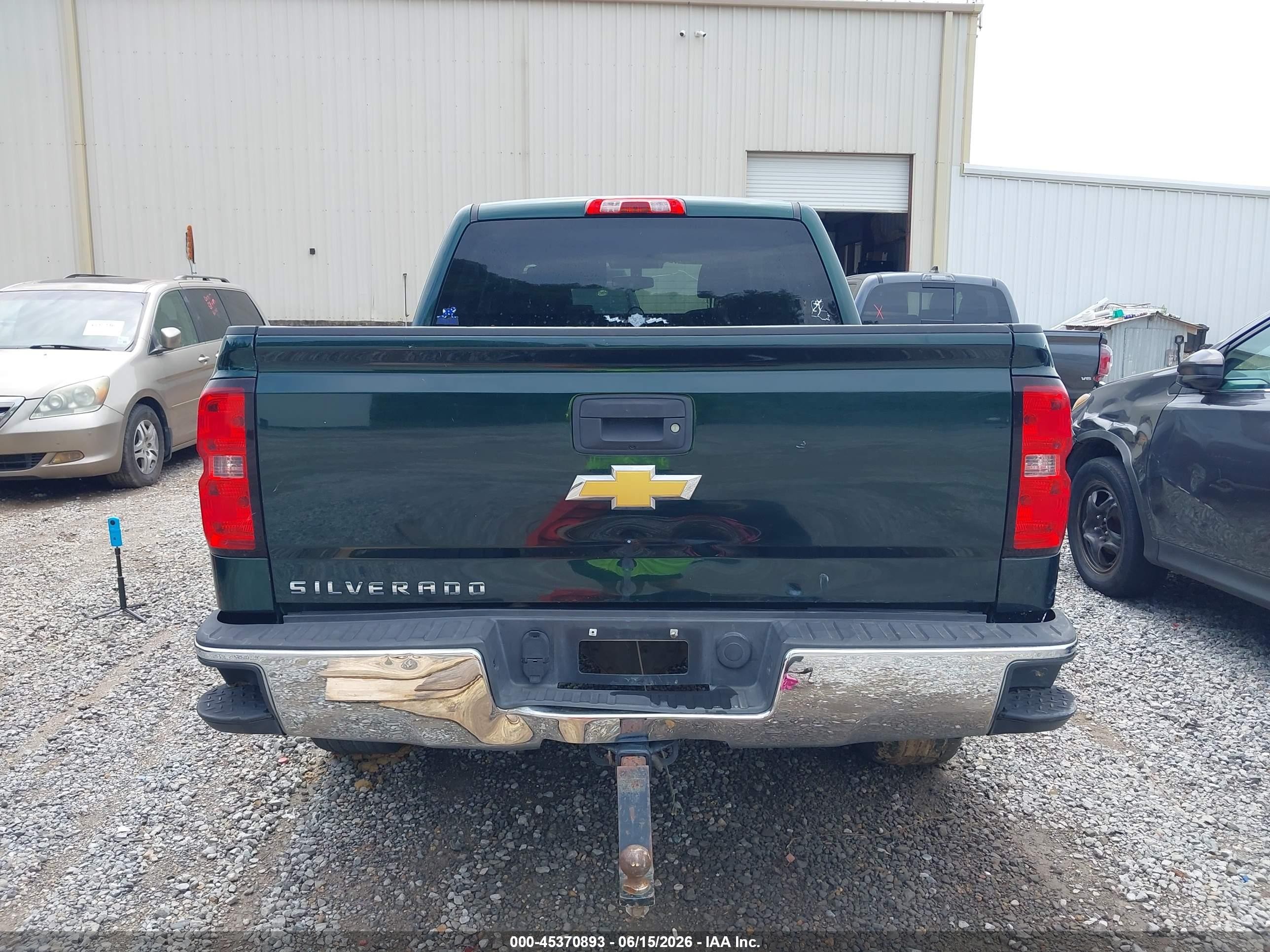 2014 Chevrolet Silverado 1500 Lt Green vin: 3GCPCREH8EG437353