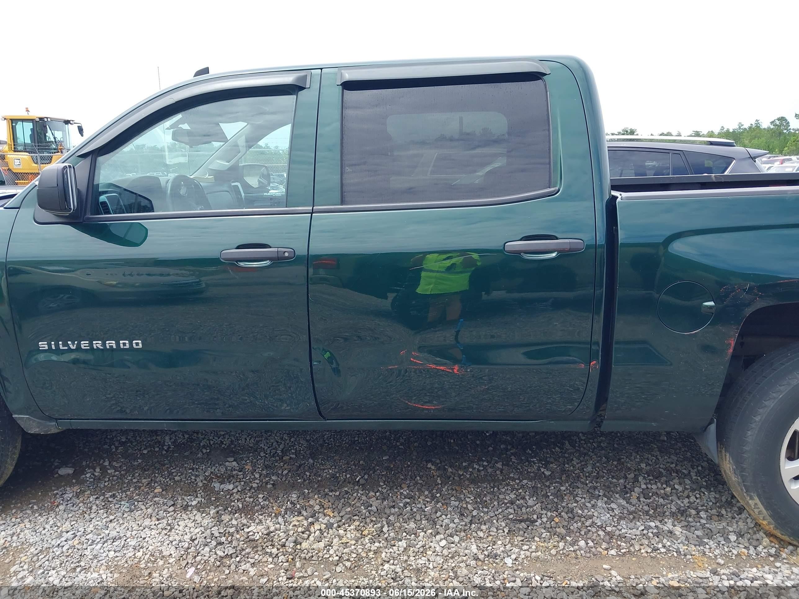 2014 Chevrolet Silverado 1500 Lt Green vin: 3GCPCREH8EG437353