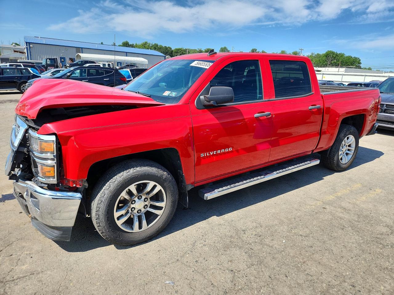 2014 Chevrolet Silverado C1500 Lt Red vin: 3GCPCREH8EG443976