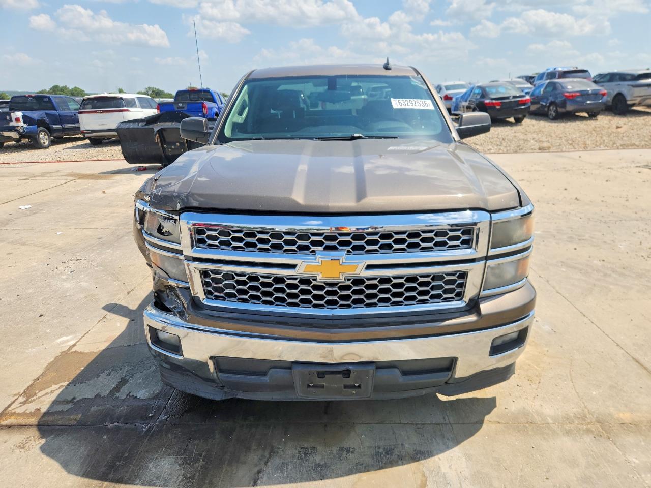 2015 Chevrolet Silverado C1500 Lt Brown vin: 3GCPCREH8FG178333