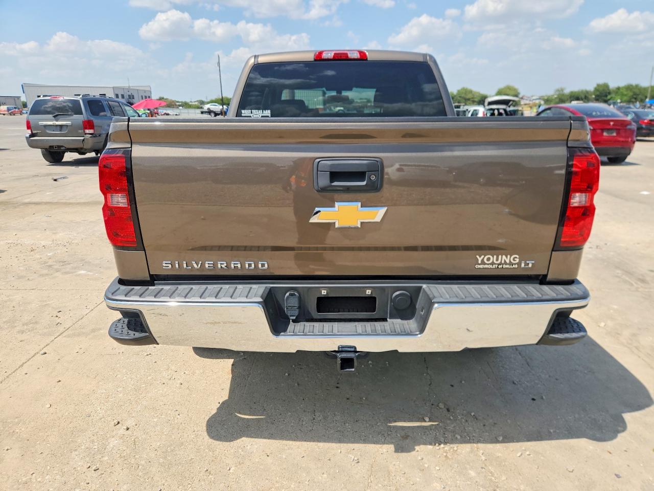2015 Chevrolet Silverado C1500 Lt Brown vin: 3GCPCREH8FG178333