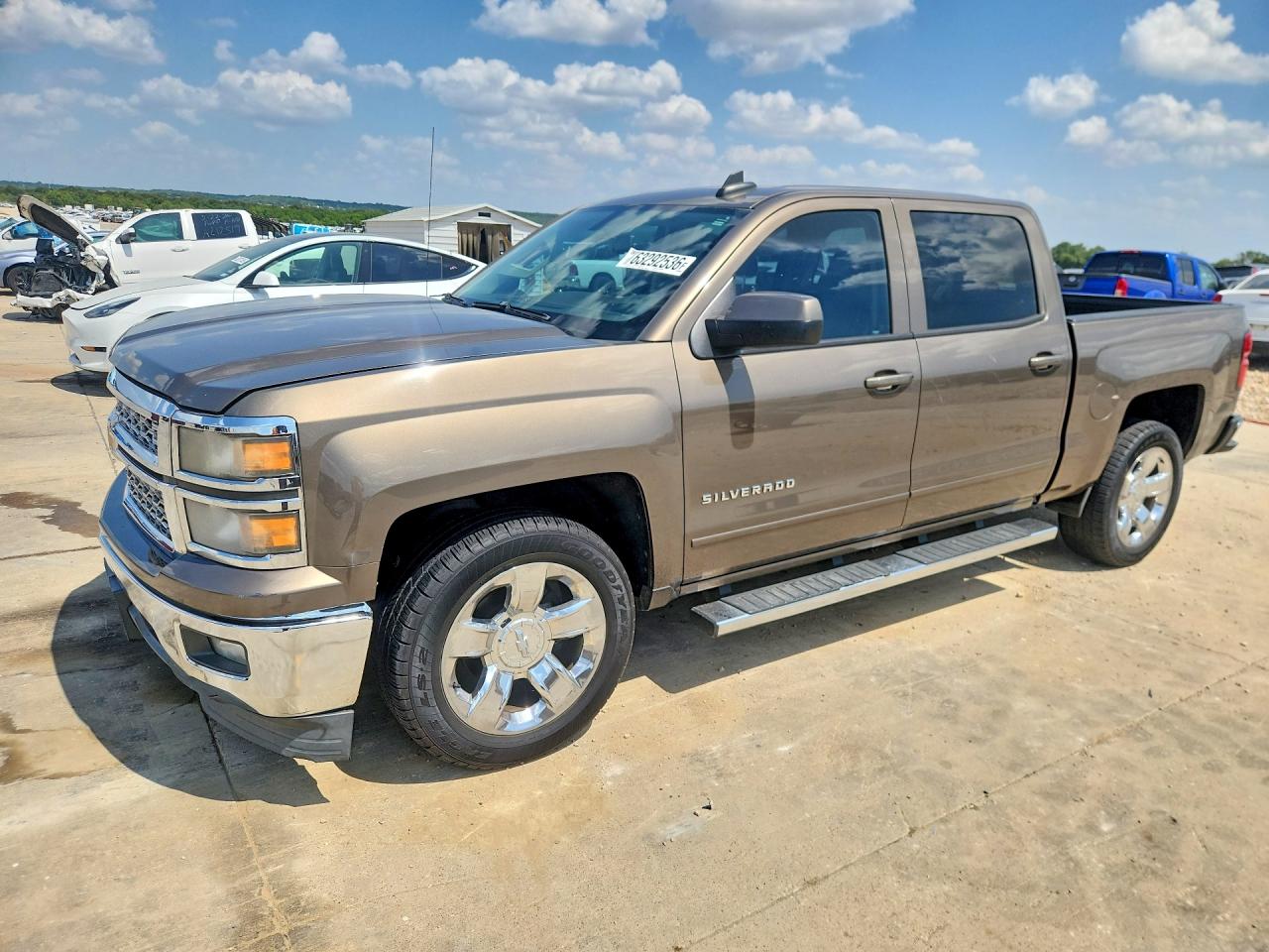 2015 Chevrolet Silverado C1500 Lt Brown vin: 3GCPCREH8FG178333