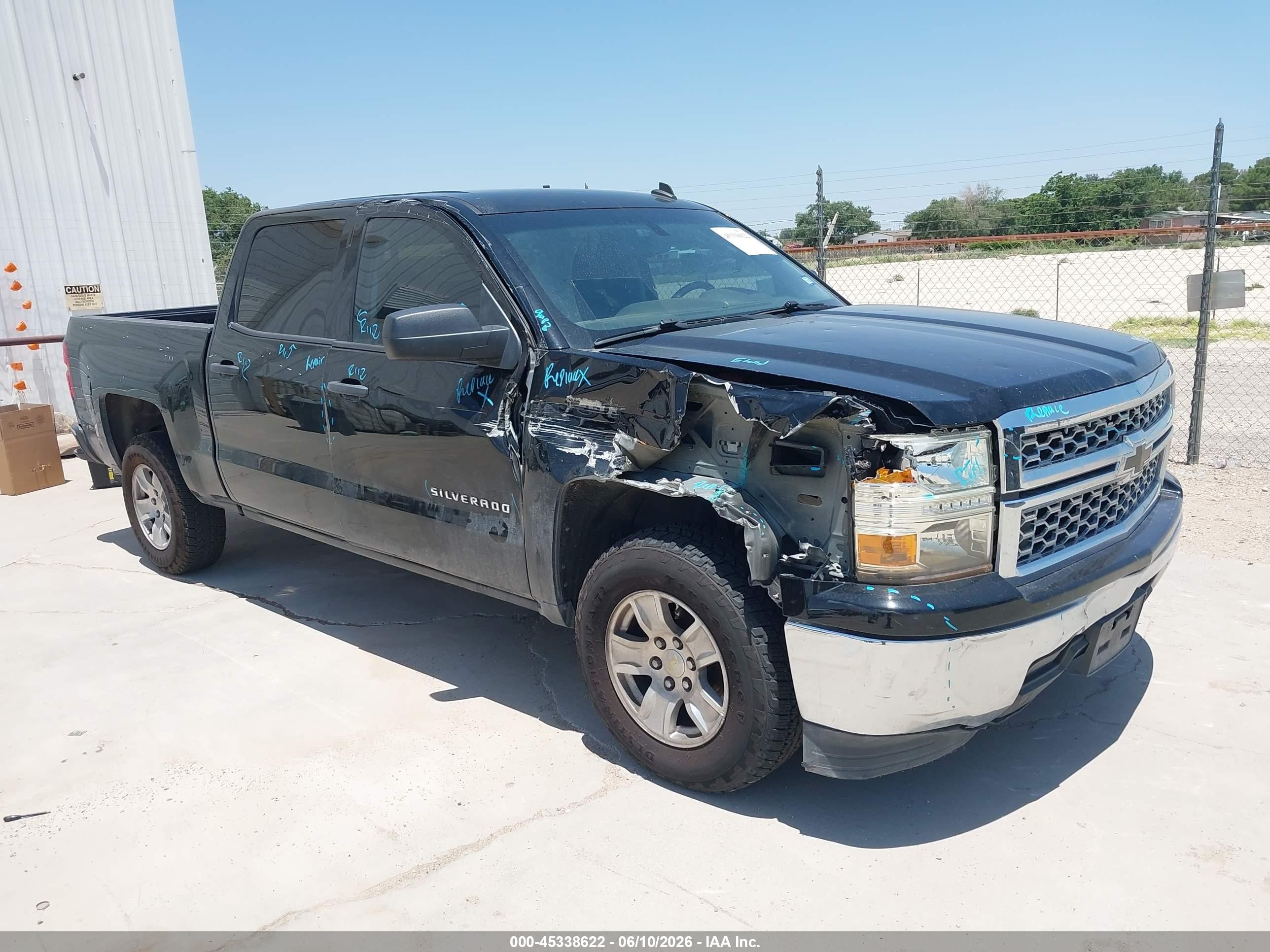 2014 Chevrolet Silverado 1500 1lt Black vin: 3GCPCREH9EG185290