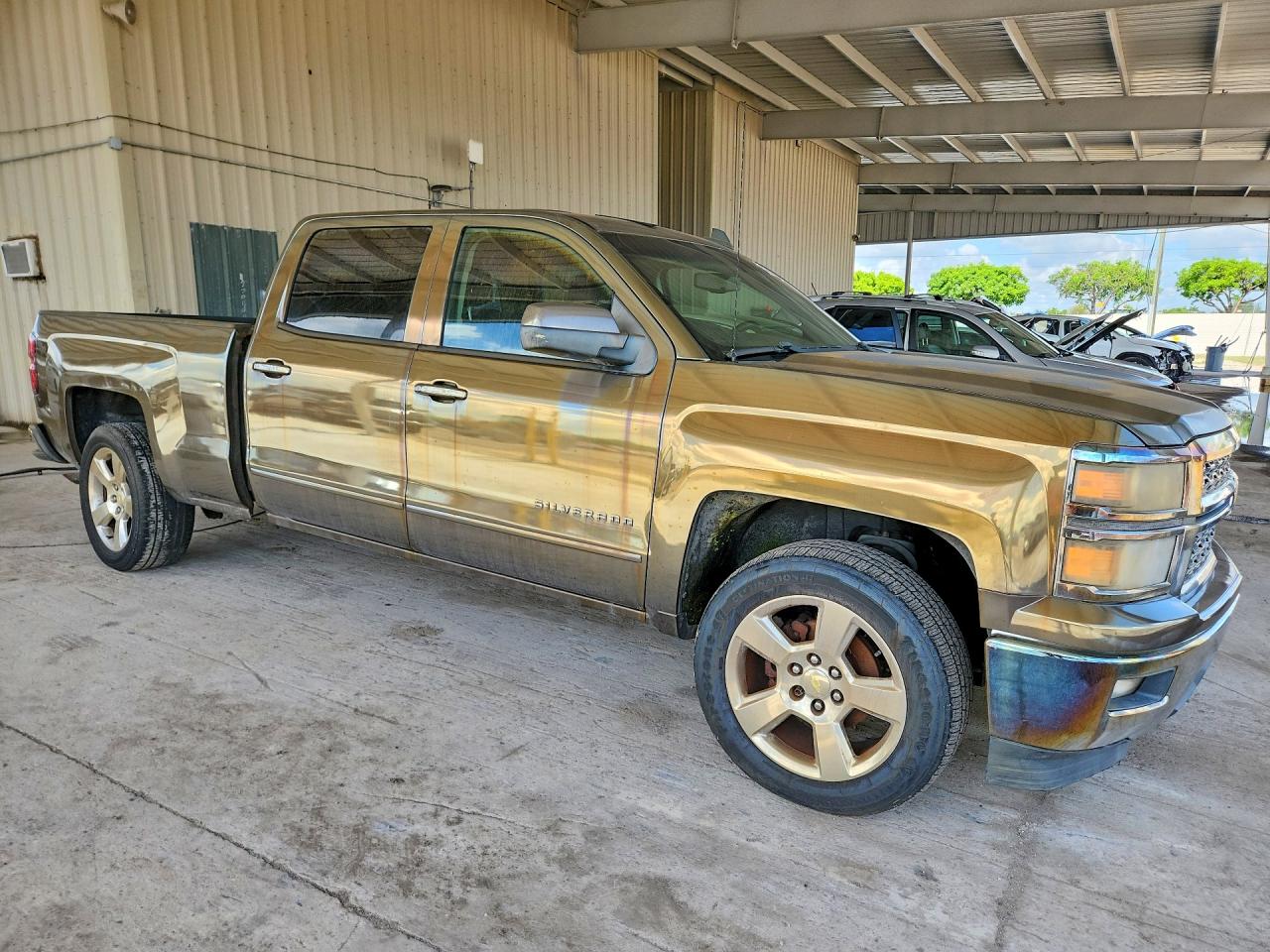 2015 Chevrolet Silverado C1500 Lt Gold vin: 3GCPCREH9FG119291