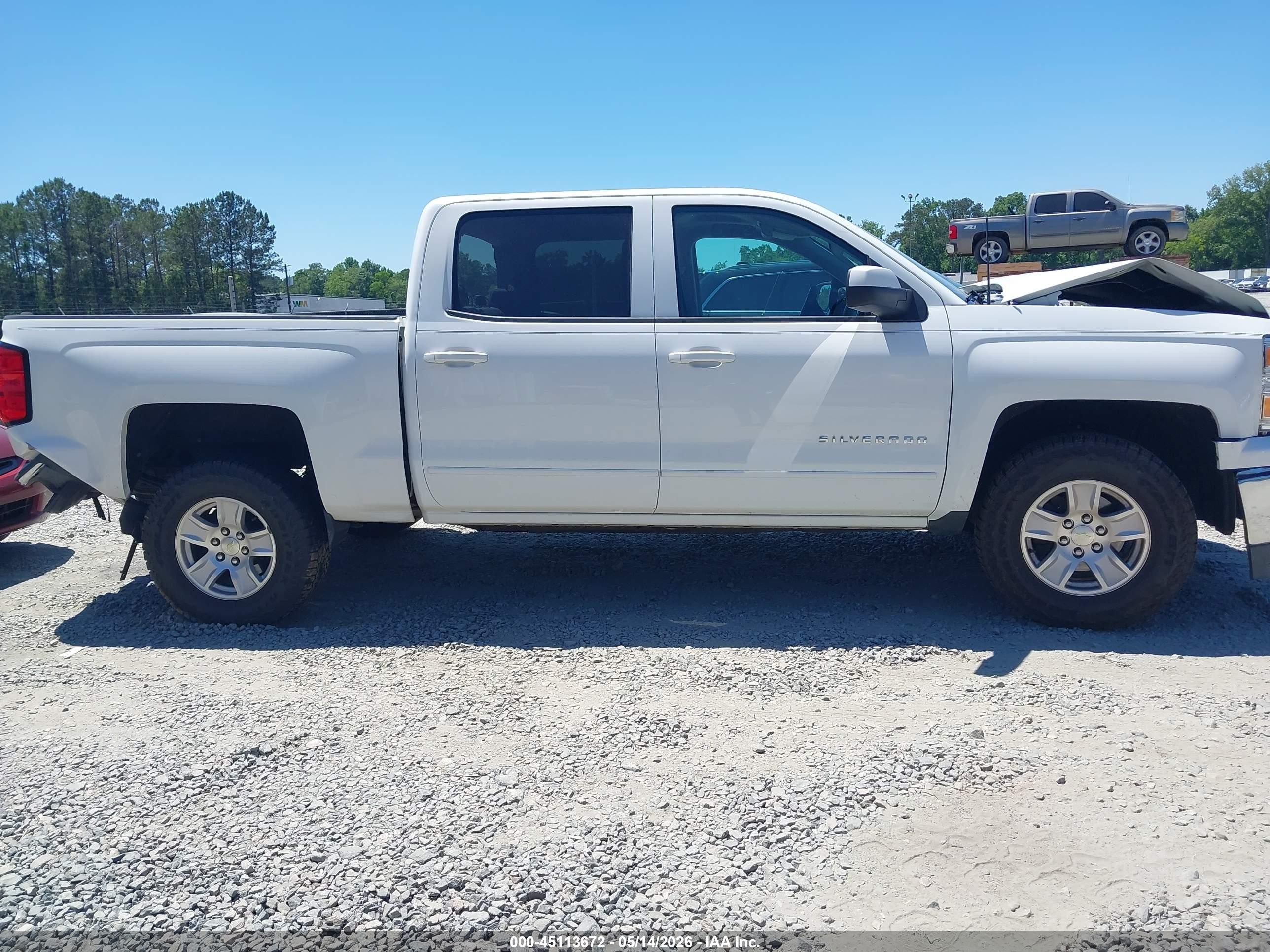2015 Chevrolet Silverado 1500 1lt Белый vin: 3GCPCREH9FG390061