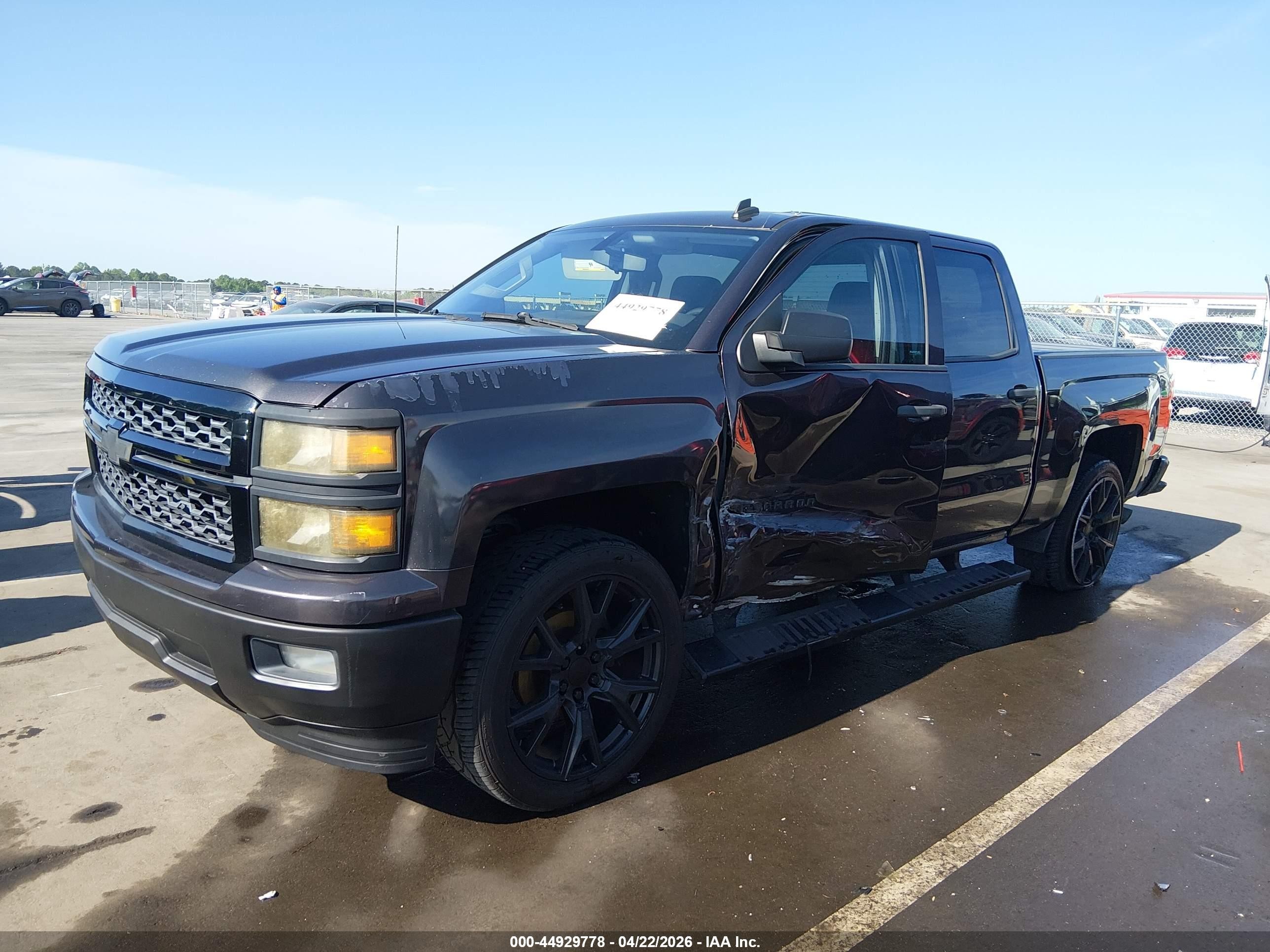 2014 Chevrolet Silverado 1500 1lt Black vin: 3GCPCREHXEG289481