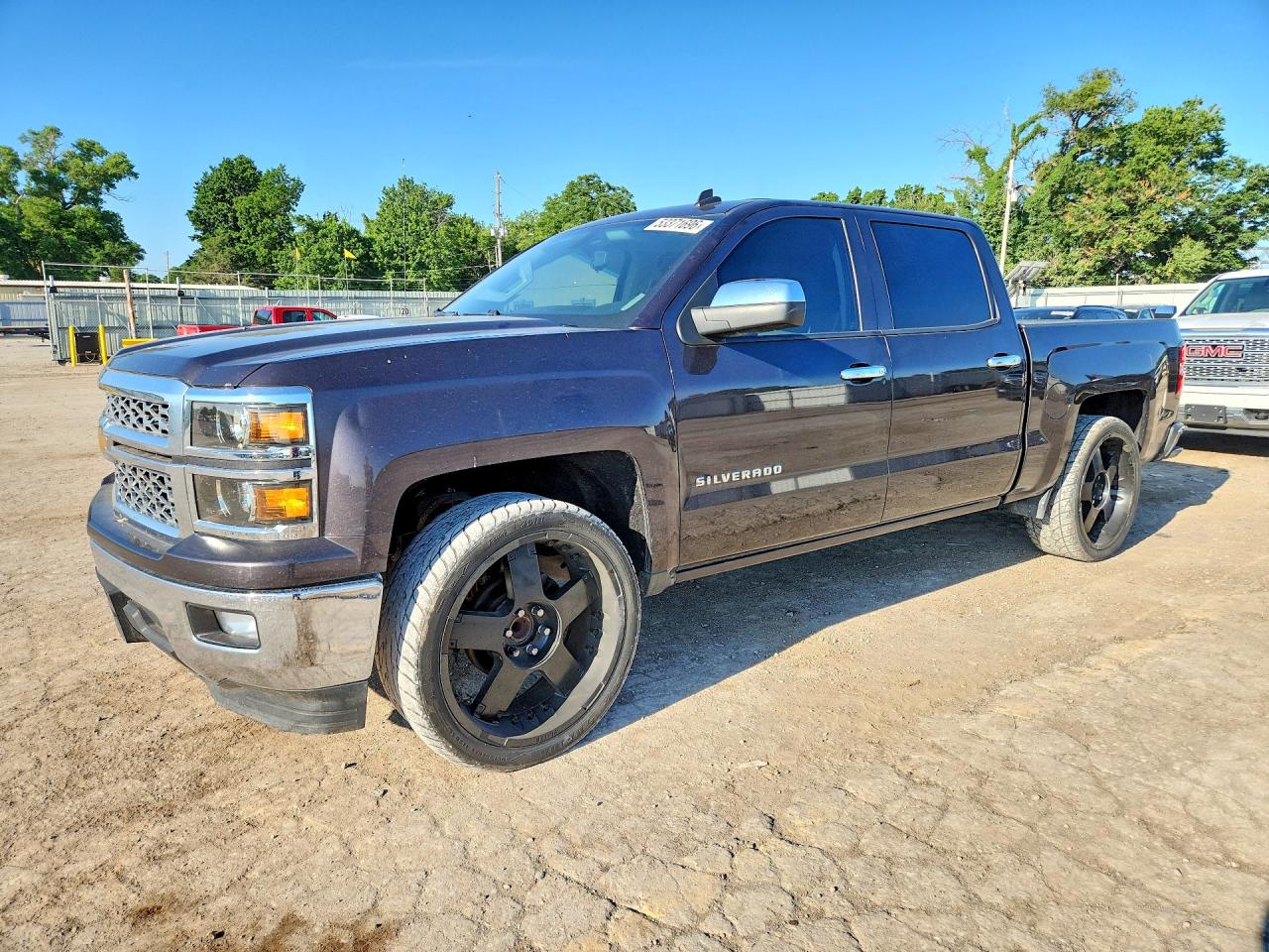 2014 Chevrolet Silverado C1500 Lt Gray vin: 3GCPCREHXEG484058