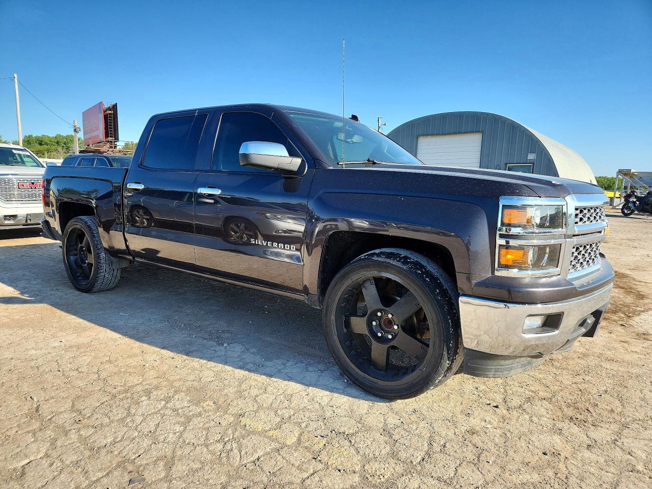 2014 Chevrolet Silverado C1500 Lt Gray vin: 3GCPCREHXEG484058