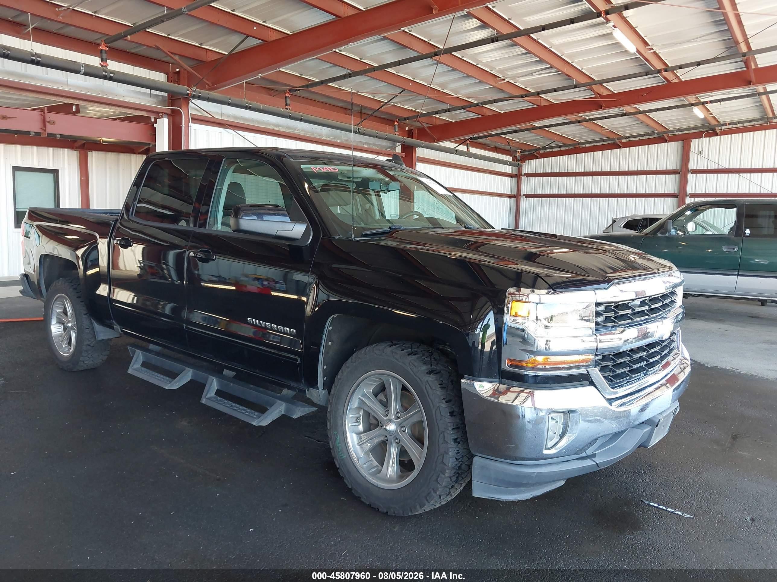 2016 Chevrolet Silverado 1500 Lt Black vin: 3GCPCREHXGG382990