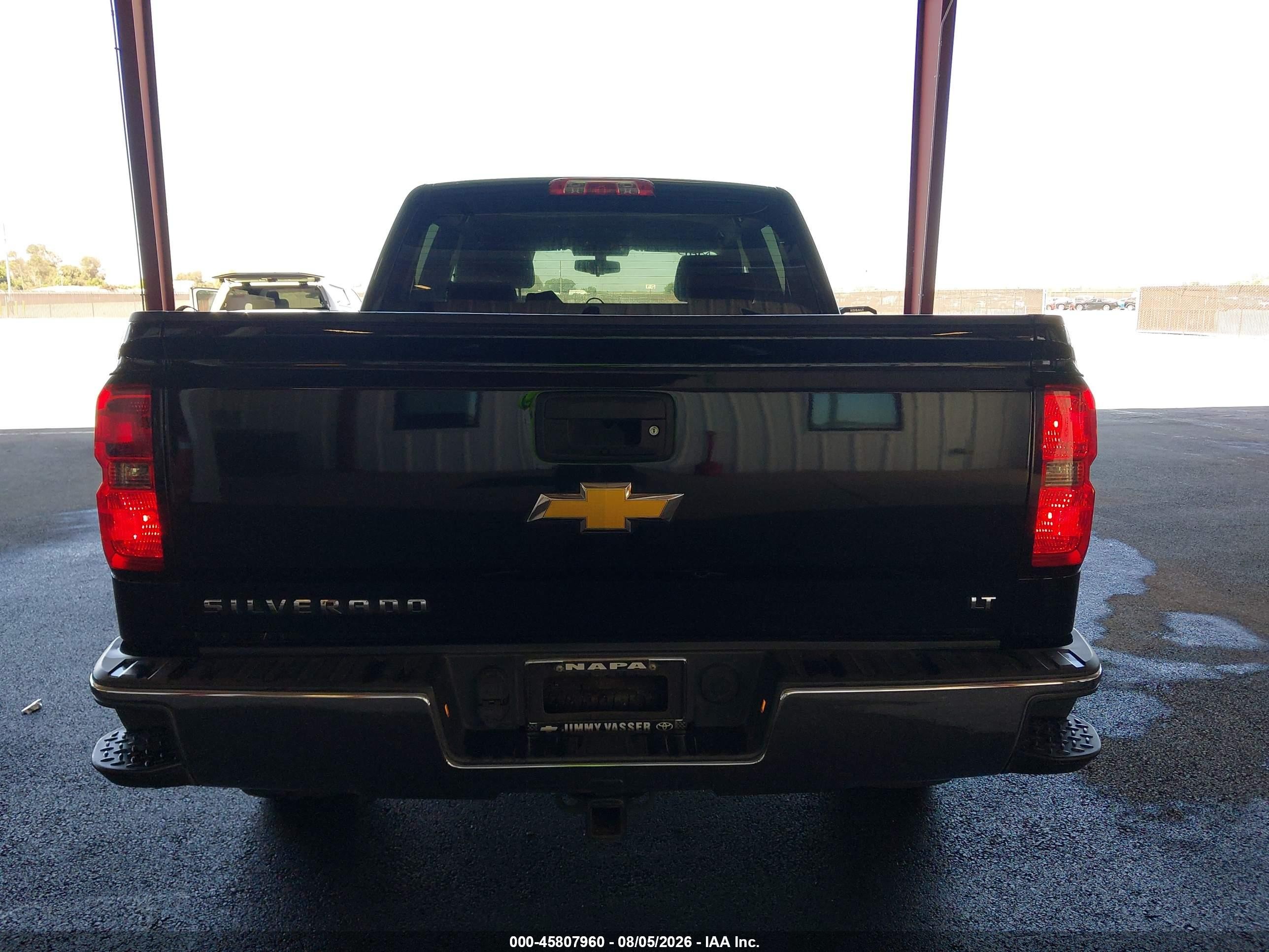 2016 Chevrolet Silverado 1500 Lt Black vin: 3GCPCREHXGG382990