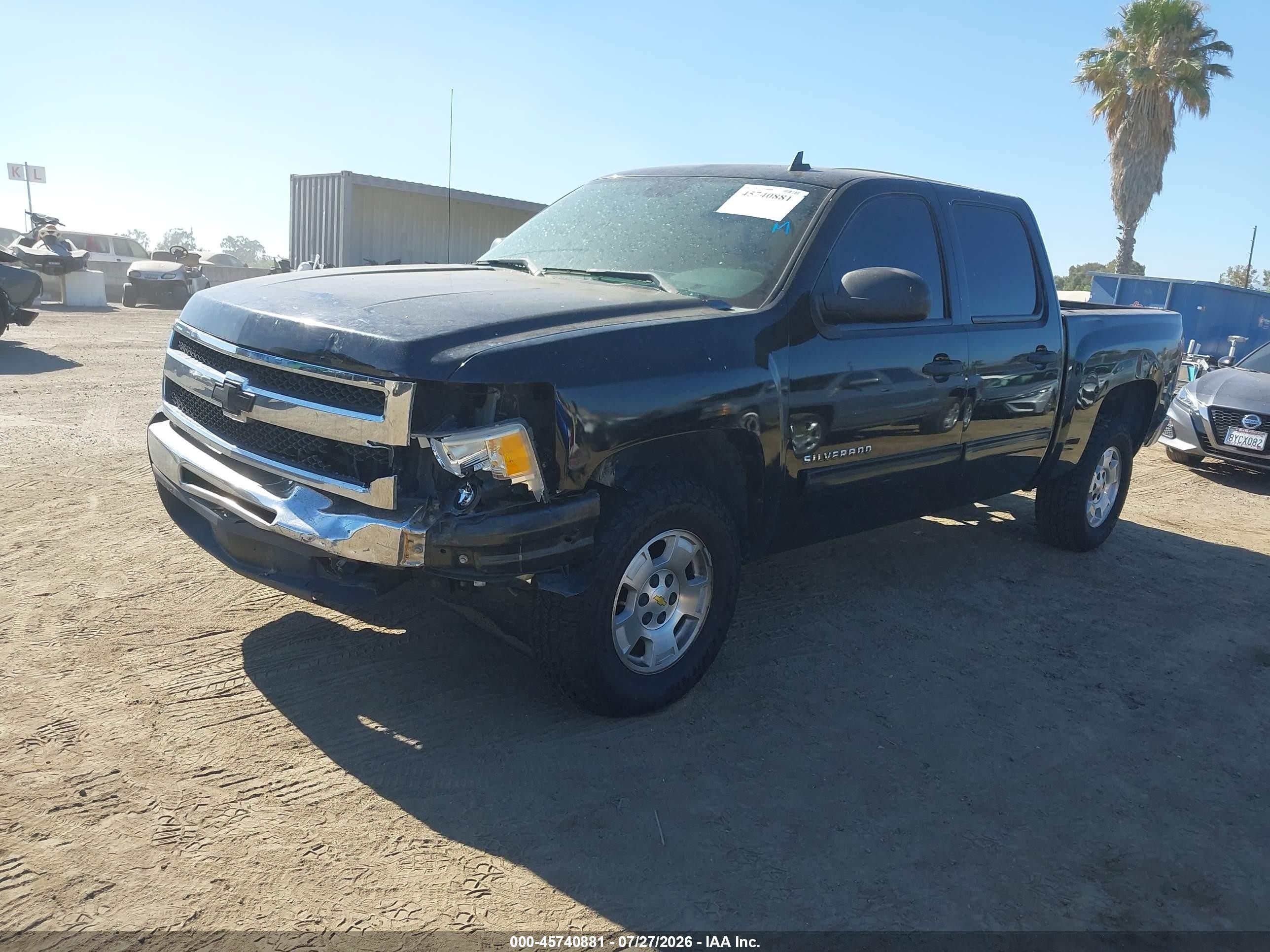 2011 Chevrolet Silverado 1500 Lt Черный vin: 3GCPCSE00BG340614