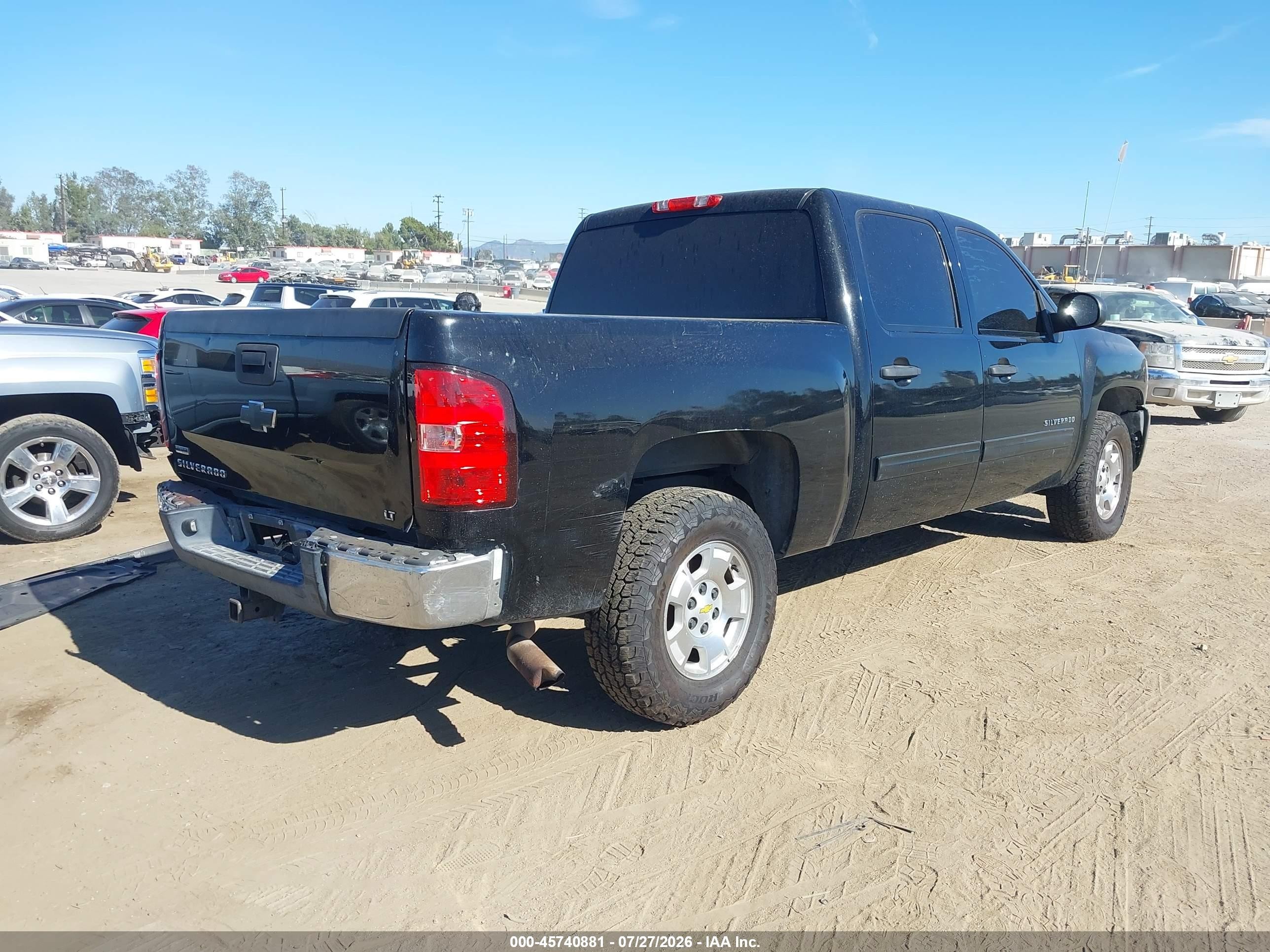 2011 Chevrolet Silverado 1500 Lt Черный vin: 3GCPCSE00BG340614