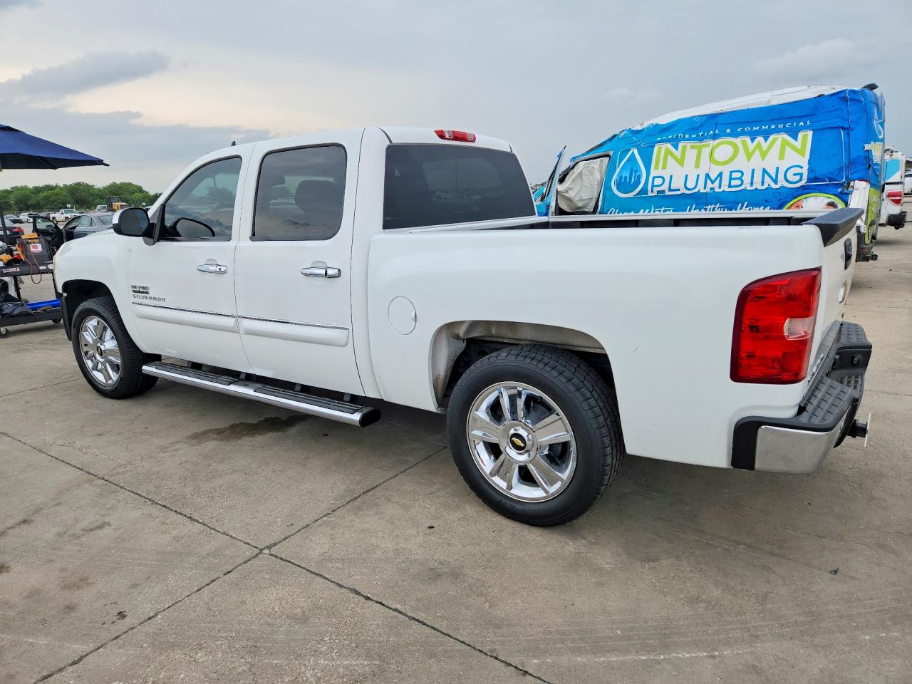 2013 Chevrolet Silverado C1500 Lt White vin: 3GCPCSE00DG151268
