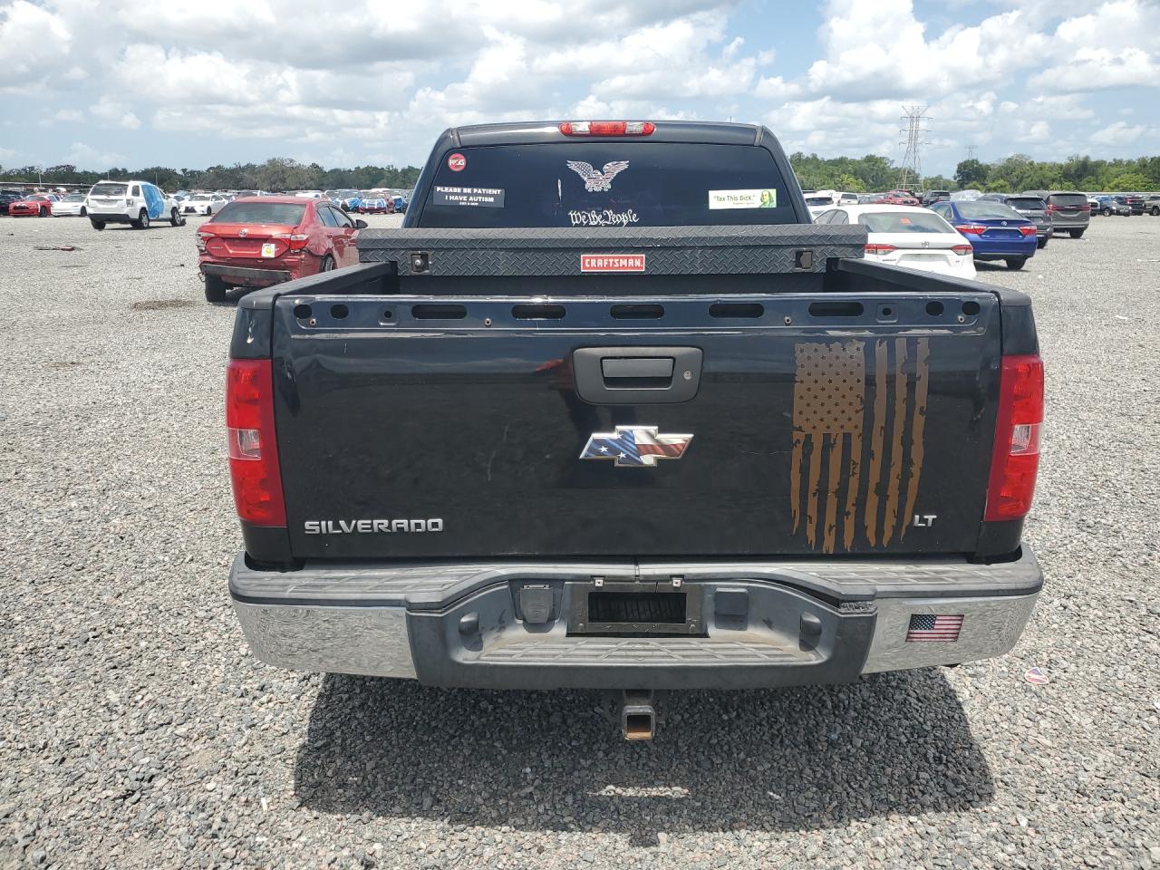 2013 Chevrolet Silverado C1500 Lt Black vin: 3GCPCSE00DG169883