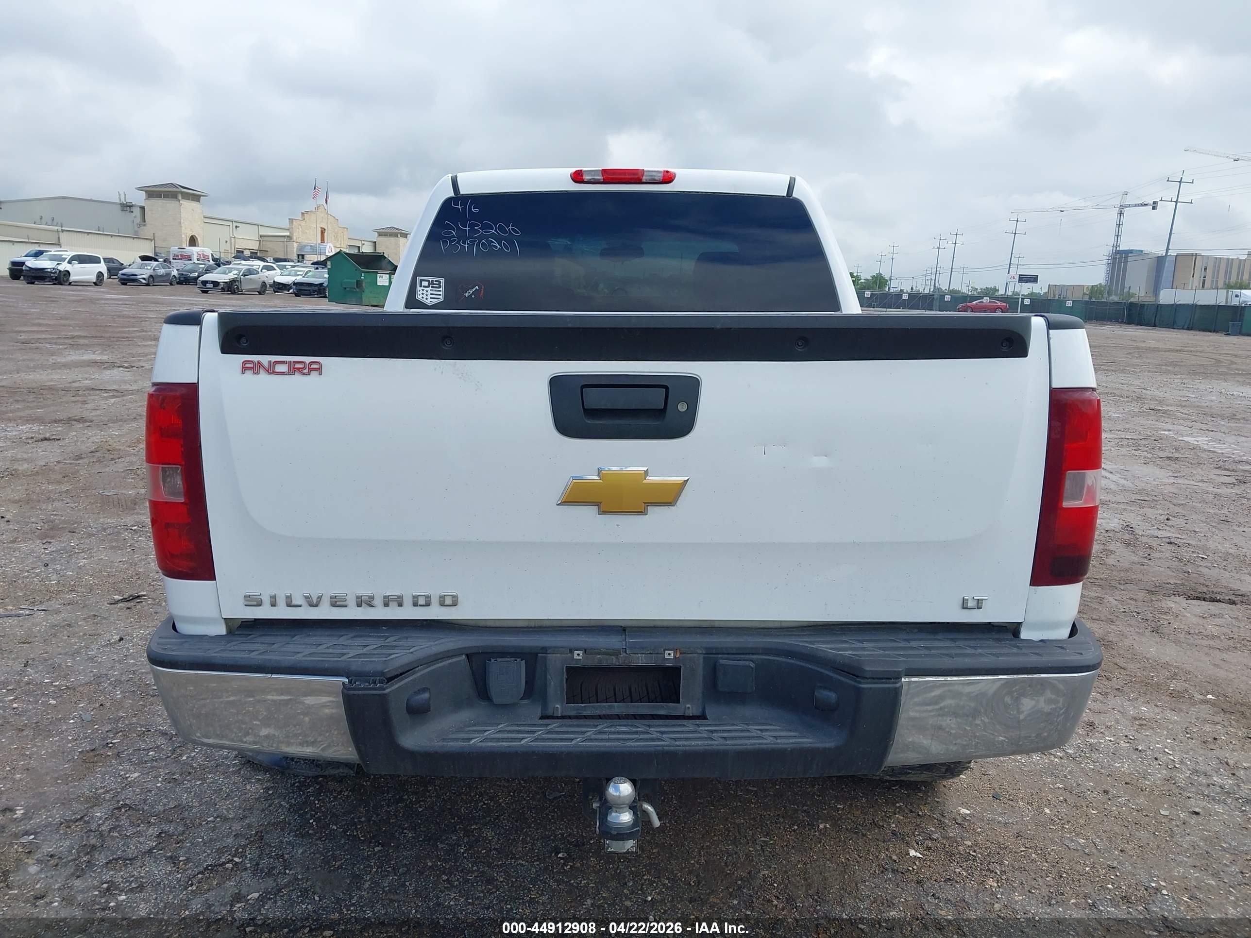 2013 Chevrolet Silverado 1500 Lt White vin: 3GCPCSE00DG243206