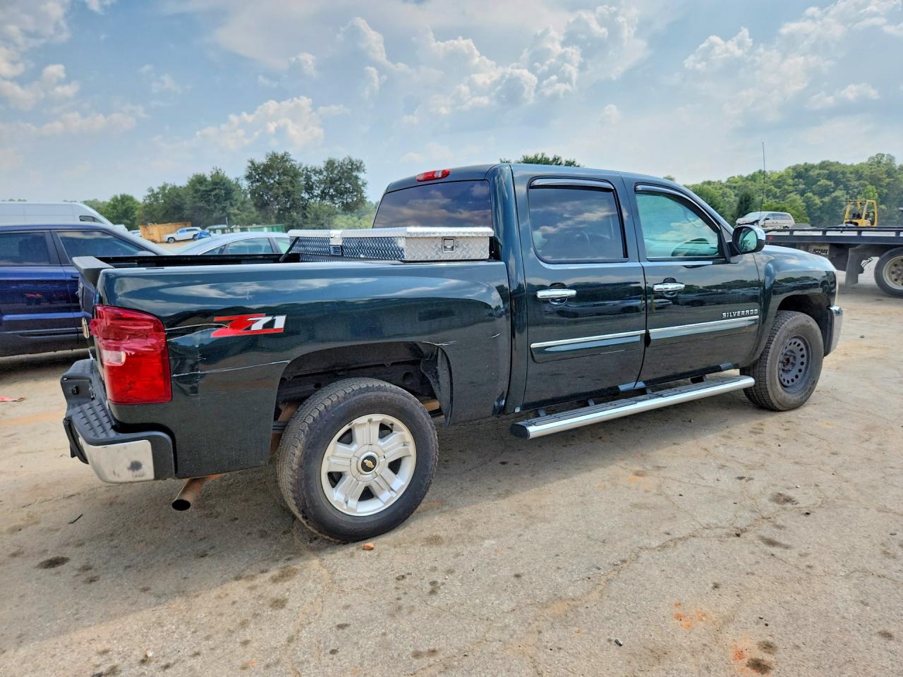 2013 Chevrolet Silverado C1500 Lt Green vin: 3GCPCSE00DG244582