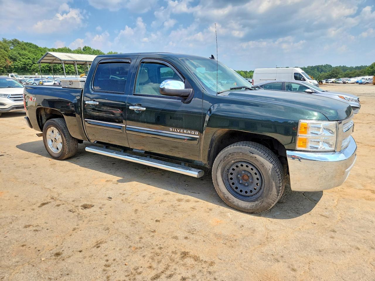 2013 Chevrolet Silverado C1500 Lt Green vin: 3GCPCSE00DG244582