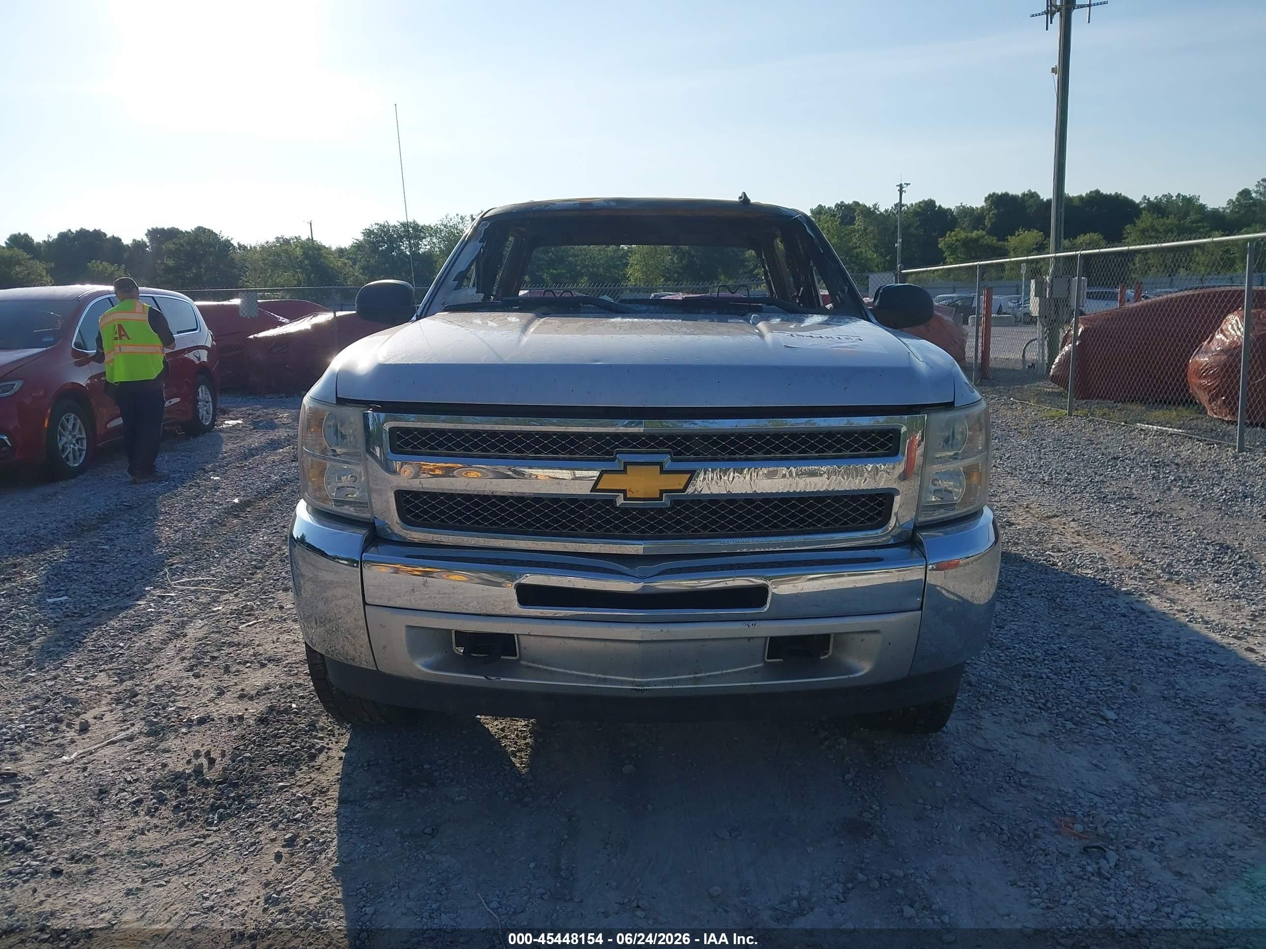 2013 Chevrolet Silverado 1500 Lt Silver vin: 3GCPCSE00DG329311
