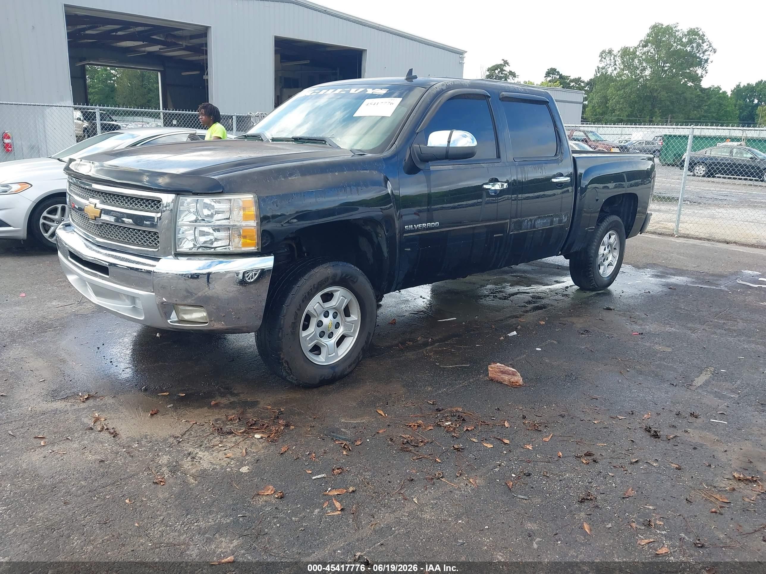 2012 Chevrolet Silverado 1500 Lt Черный vin: 3GCPCSE01CG134624