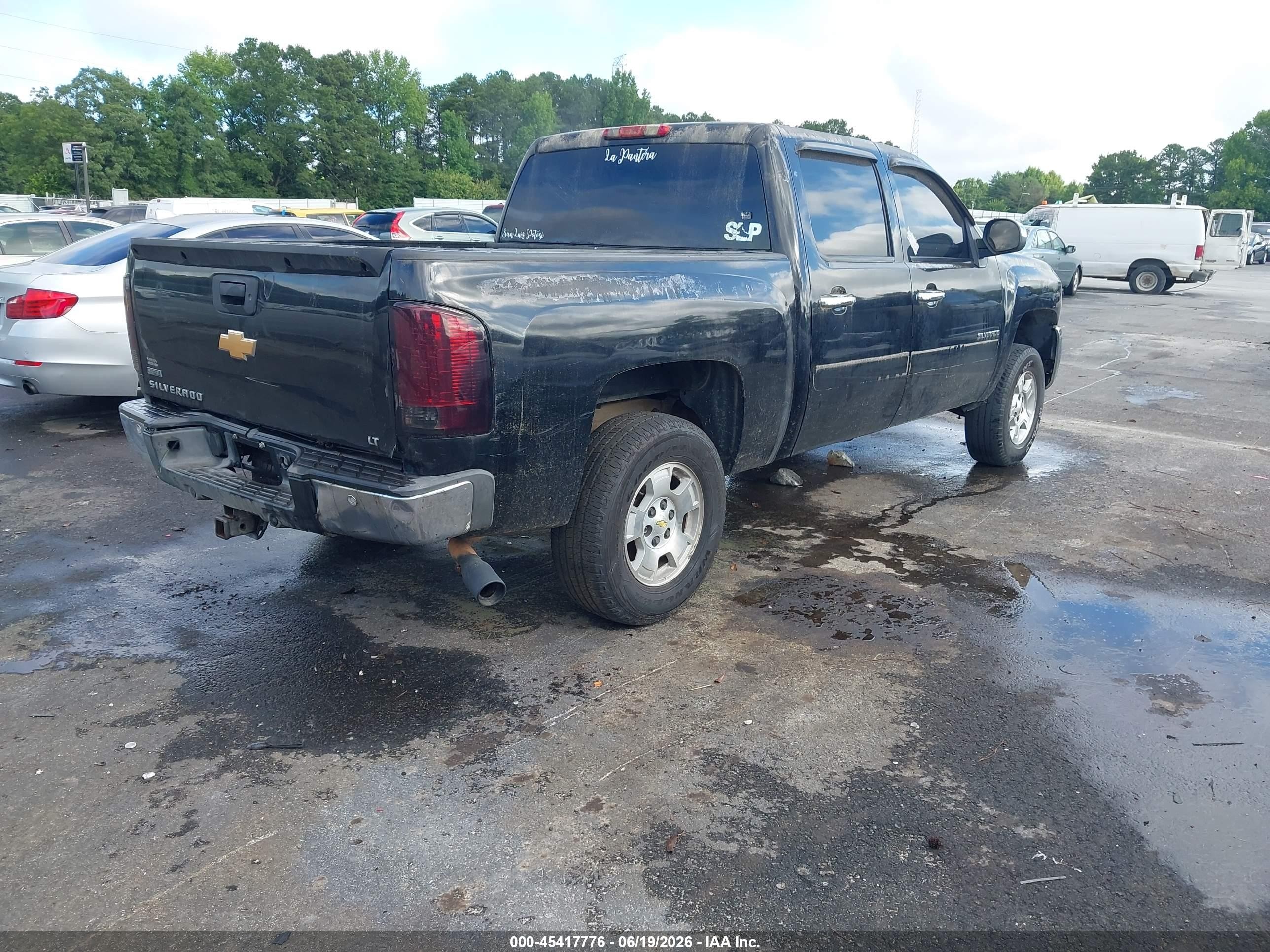 2012 Chevrolet Silverado 1500 Lt Черный vin: 3GCPCSE01CG134624
