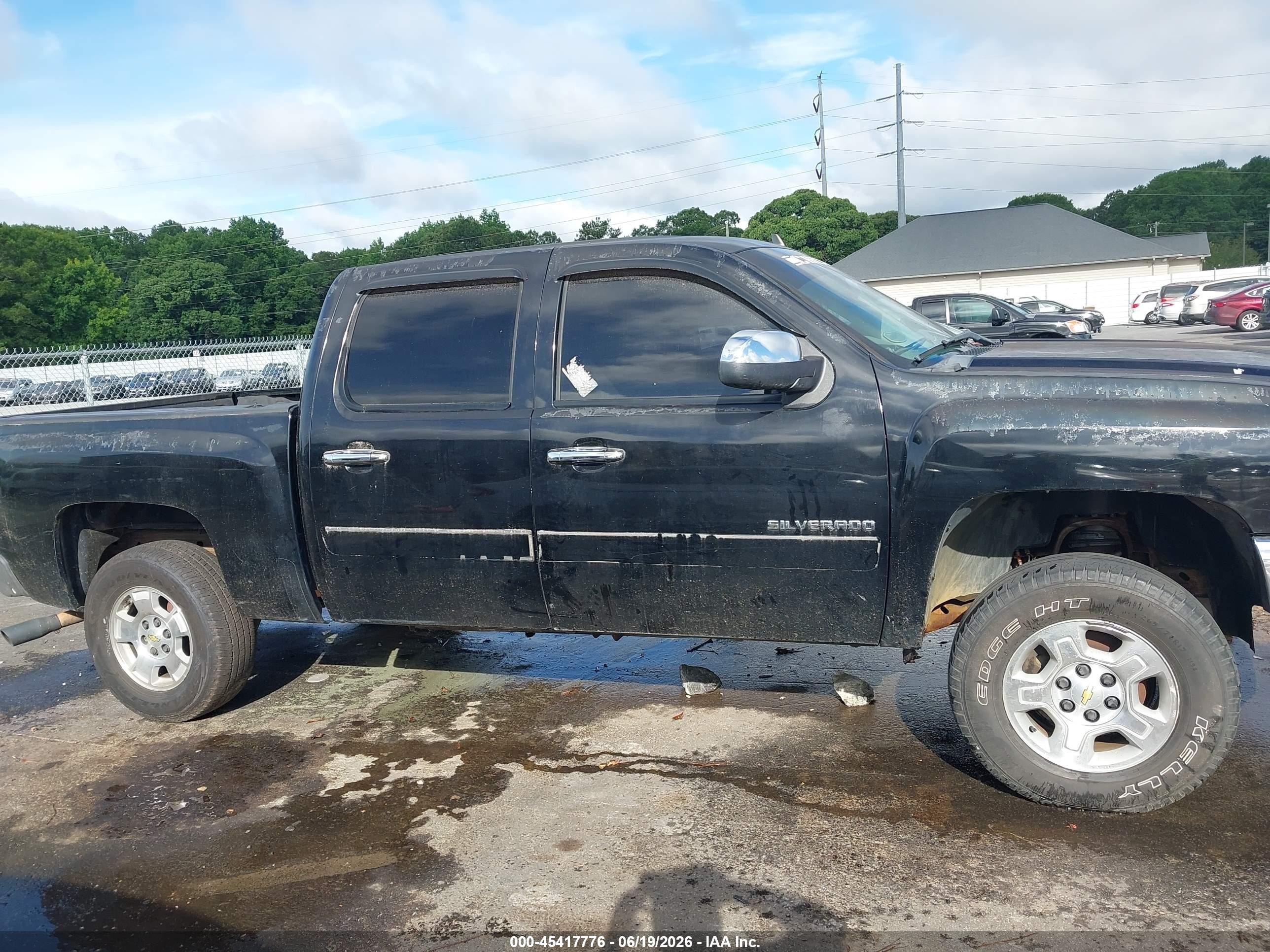 2012 Chevrolet Silverado 1500 Lt Черный vin: 3GCPCSE01CG134624