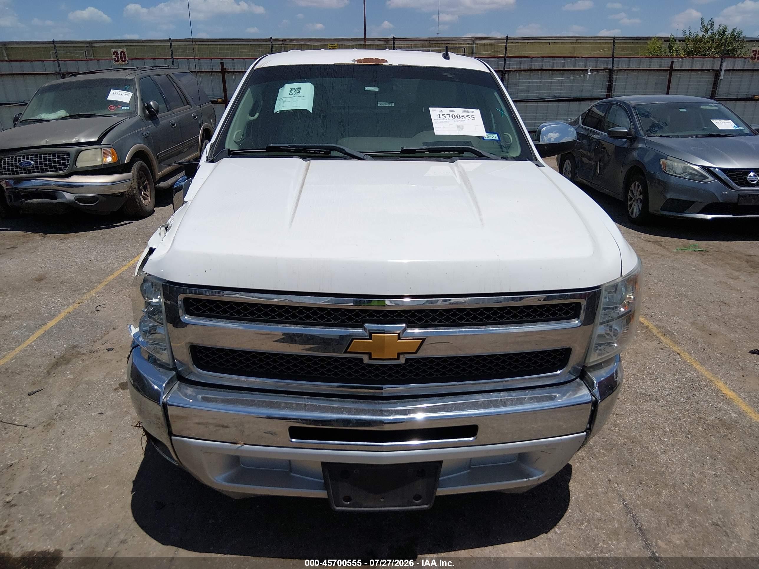 2012 Chevrolet Silverado 1500 Lt White vin: 3GCPCSE01CG154999