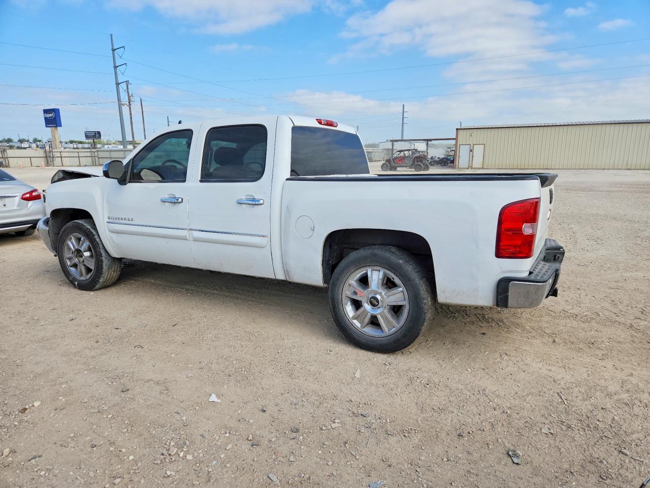 2012 Chevrolet Silverado C1500 Lt White vin: 3GCPCSE01CG262636