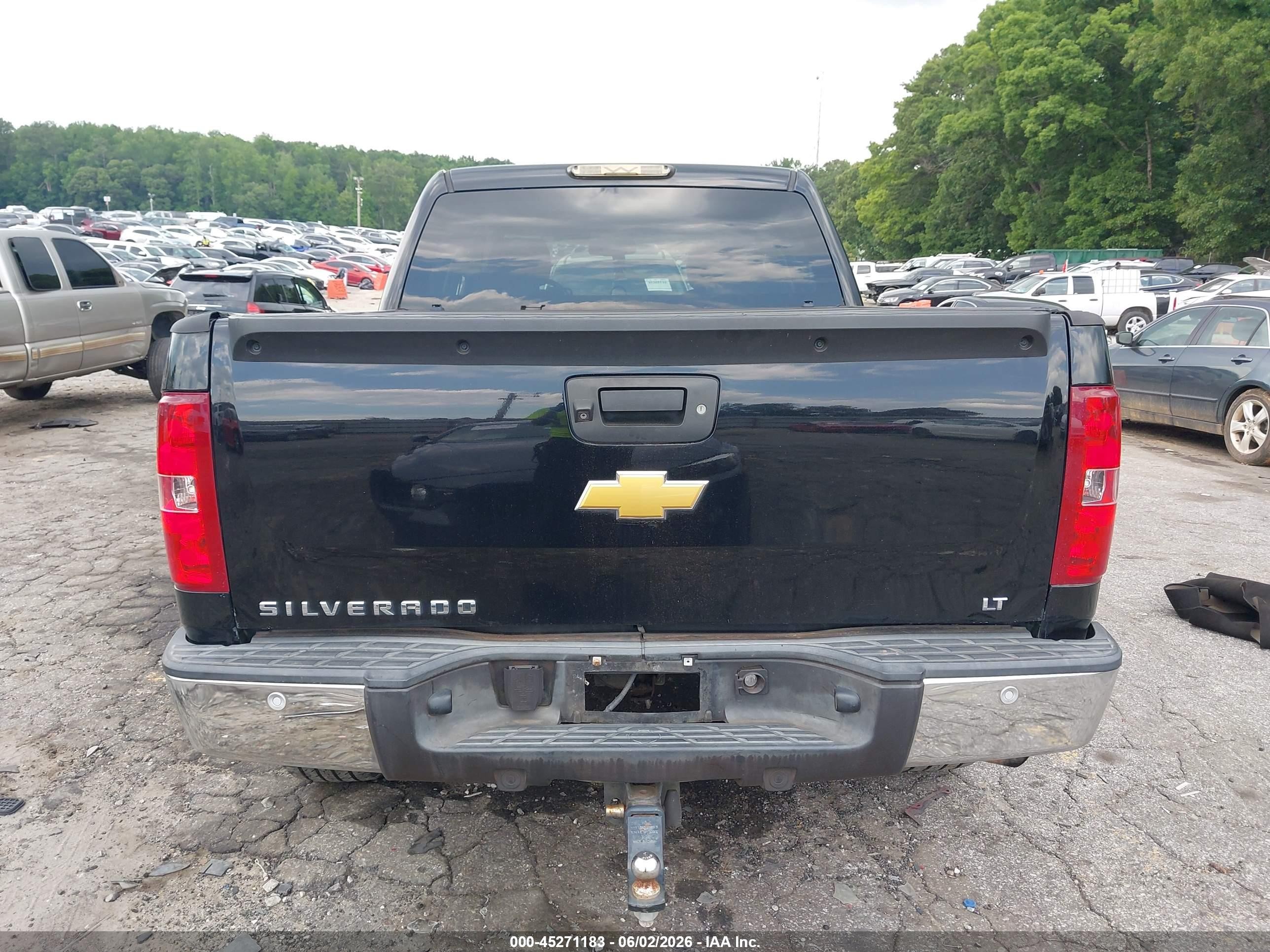 2013 Chevrolet Silverado 1500 Lt Black vin: 3GCPCSE01DG153014