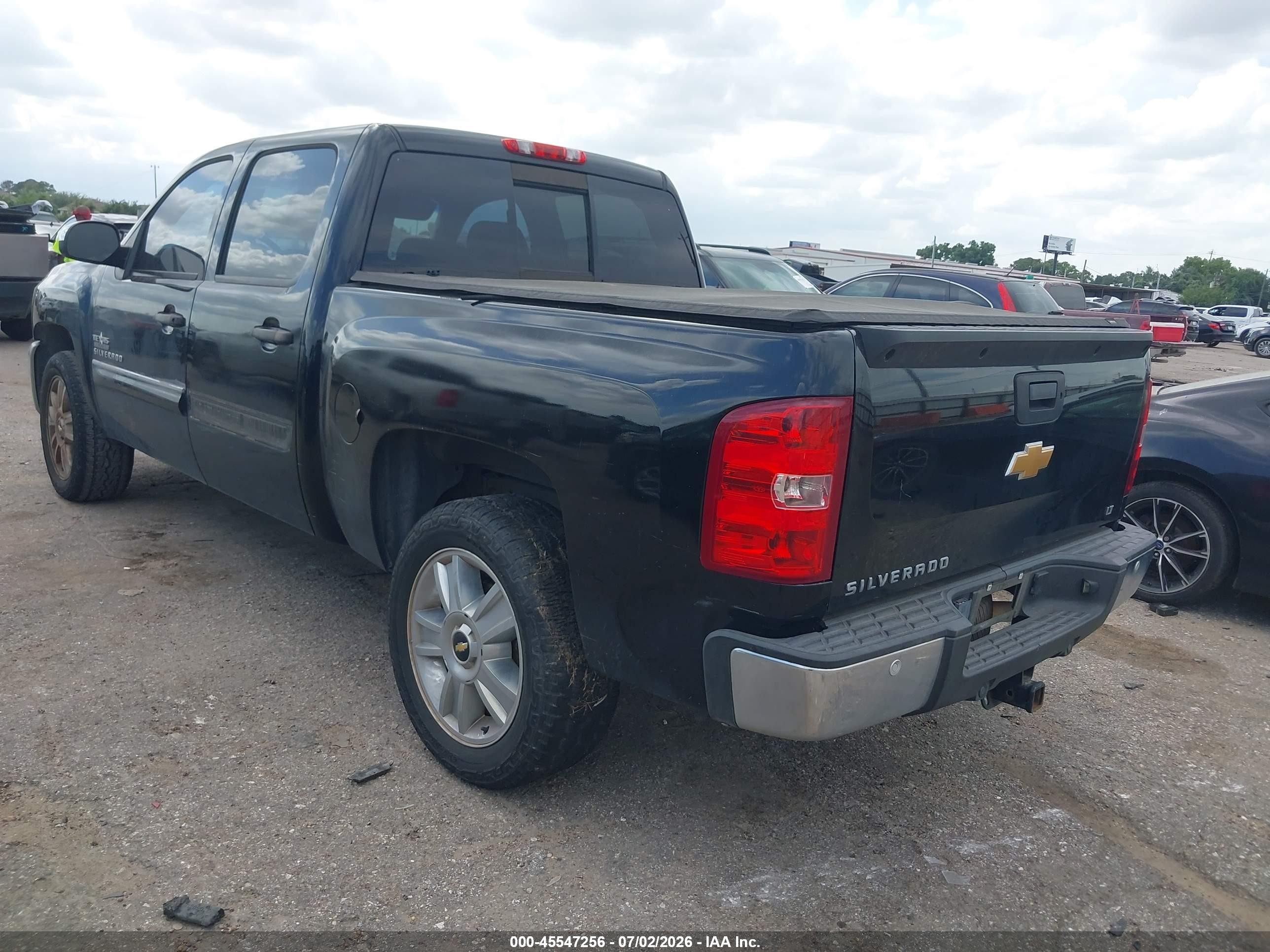 2013 Chevrolet Silverado 1500 Lt Black vin: 3GCPCSE01DG183680
